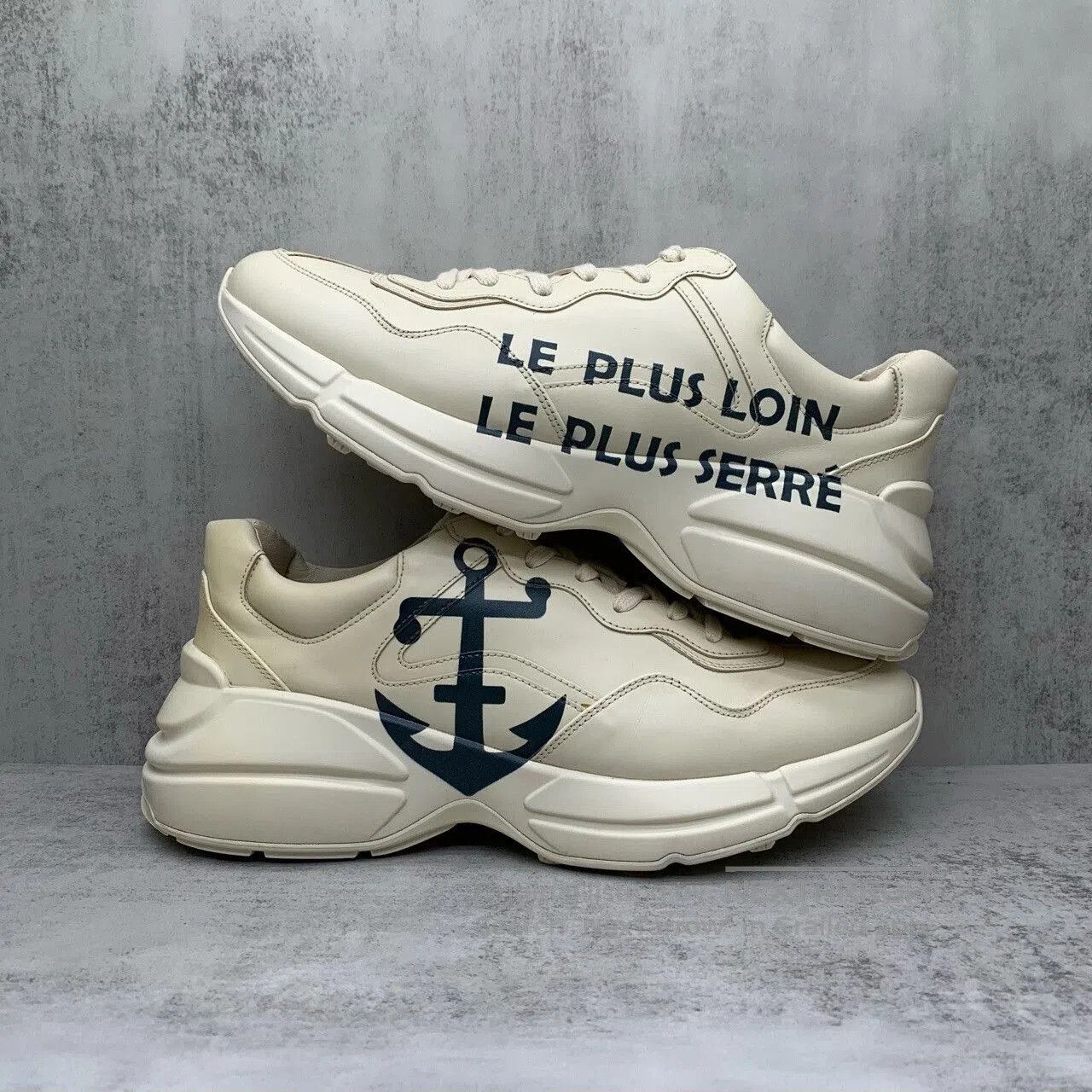 Gucci gucci anchor old dad shoes in beige. Size US 7 / EU 40 - 2 Thumbnail