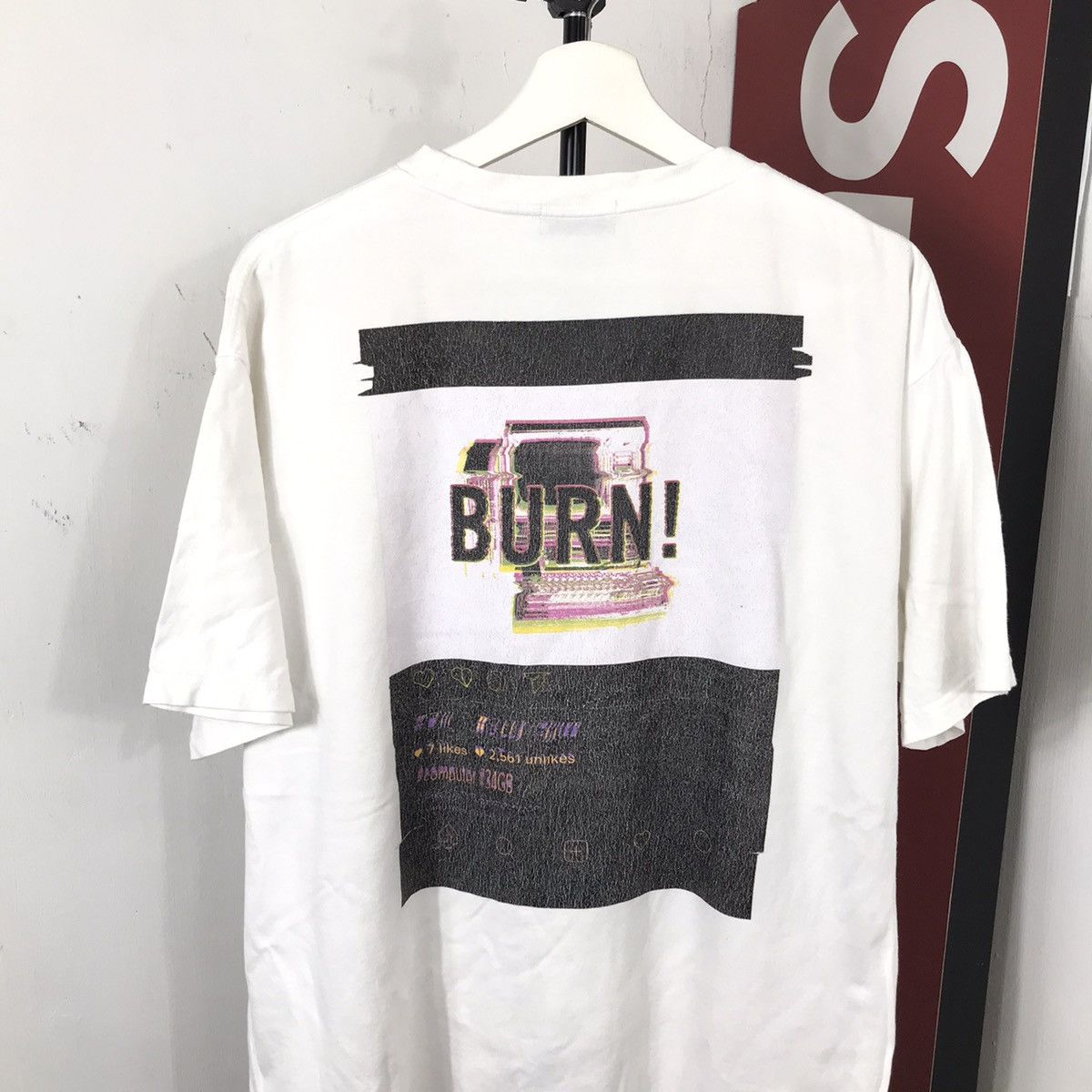 If Six Was Nine STUDIO SEVEN "HM7 Shhhhhh’ Burn OK computer Size US XL / EU 56 / 4 - 2 Thumbnail