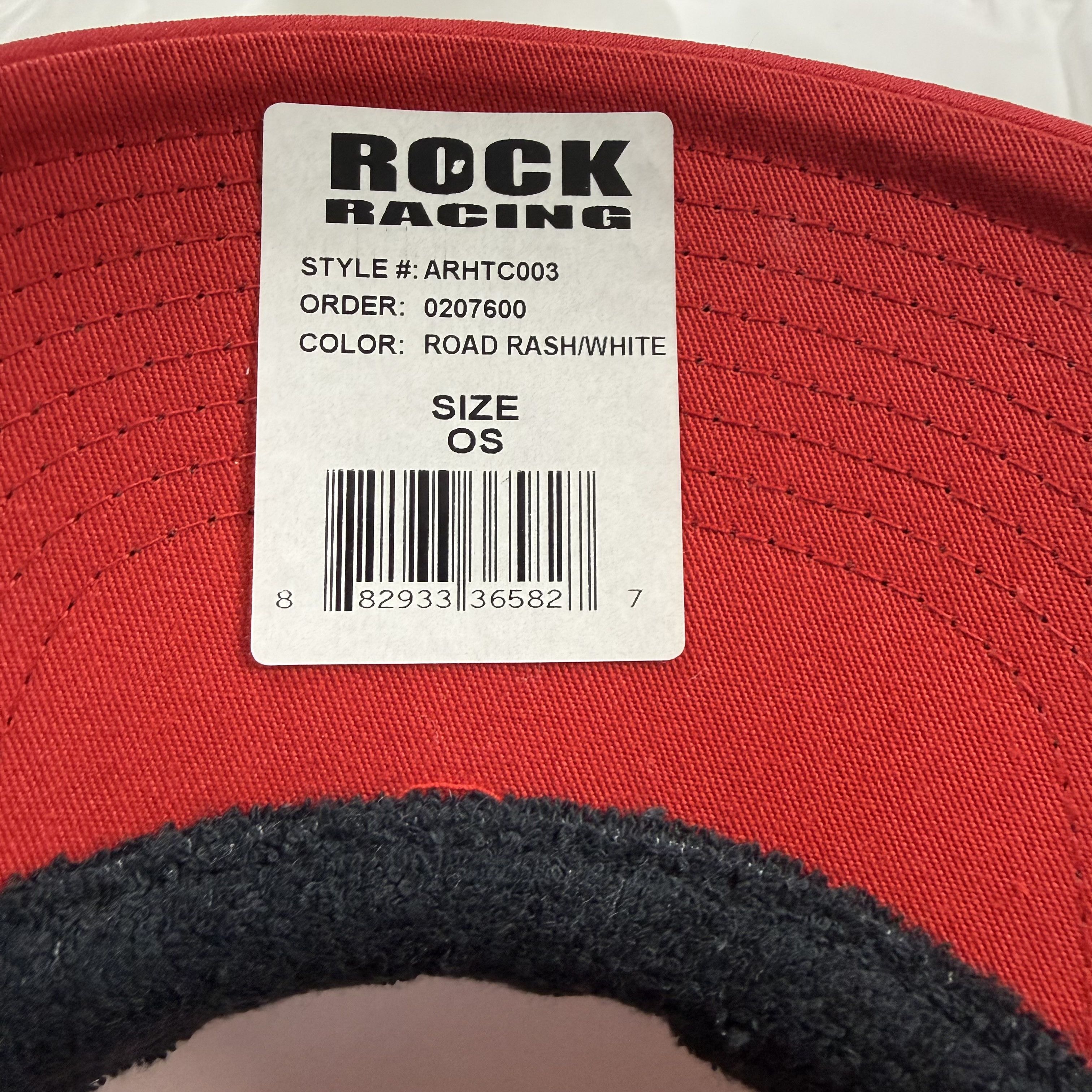 Other Rock Racing Trucker Hat Red White Snapback Mesh Cap OSFA NEW Size ONE SIZE - 7 Thumbnail