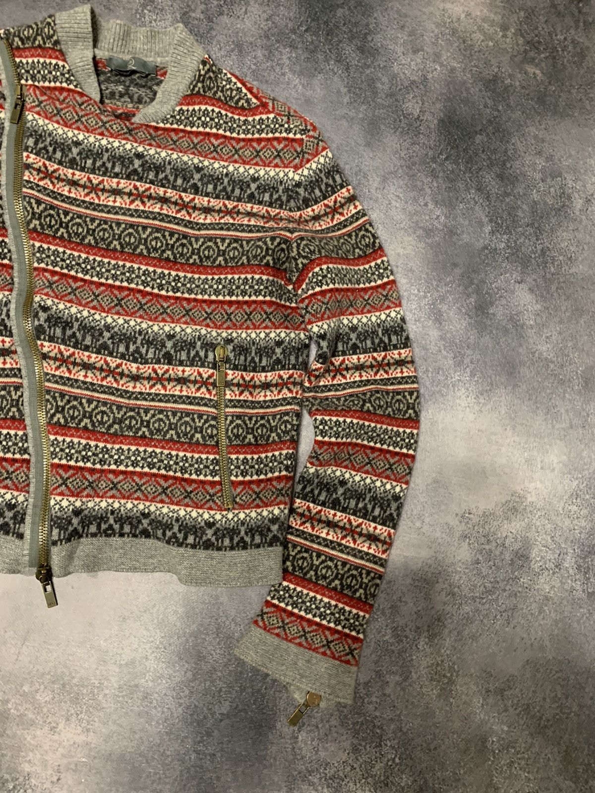 Alexander McQueen × Designer × MCQ Alexander McQueen Wool Sweater y2k Size M / US 6-8 / IT 42-44 - 3 Thumbnail