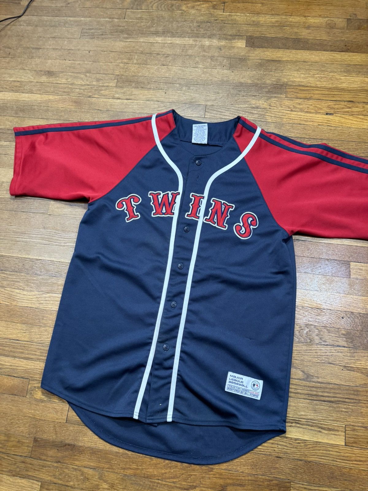 Vintage Vintage Minnesota Twins Baseball Jersey Size US L / EU 52-54 / 3 - 3 Thumbnail