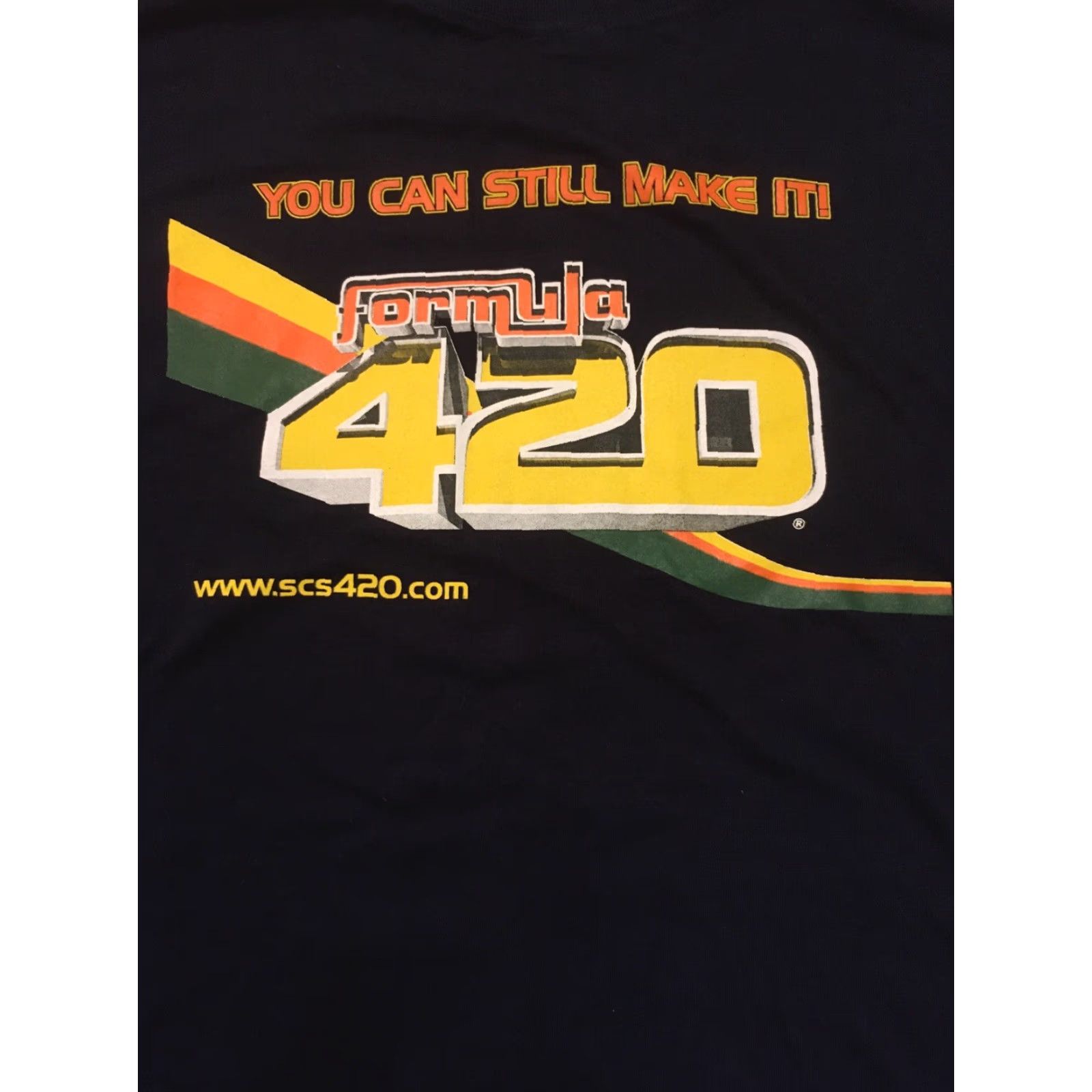 Fruit Of The Loom Formula 420 Bong Cleaner T-Shirt XL Adult Blue Marijuana Mens Size US XL / EU 56 / 4 - 4 Thumbnail