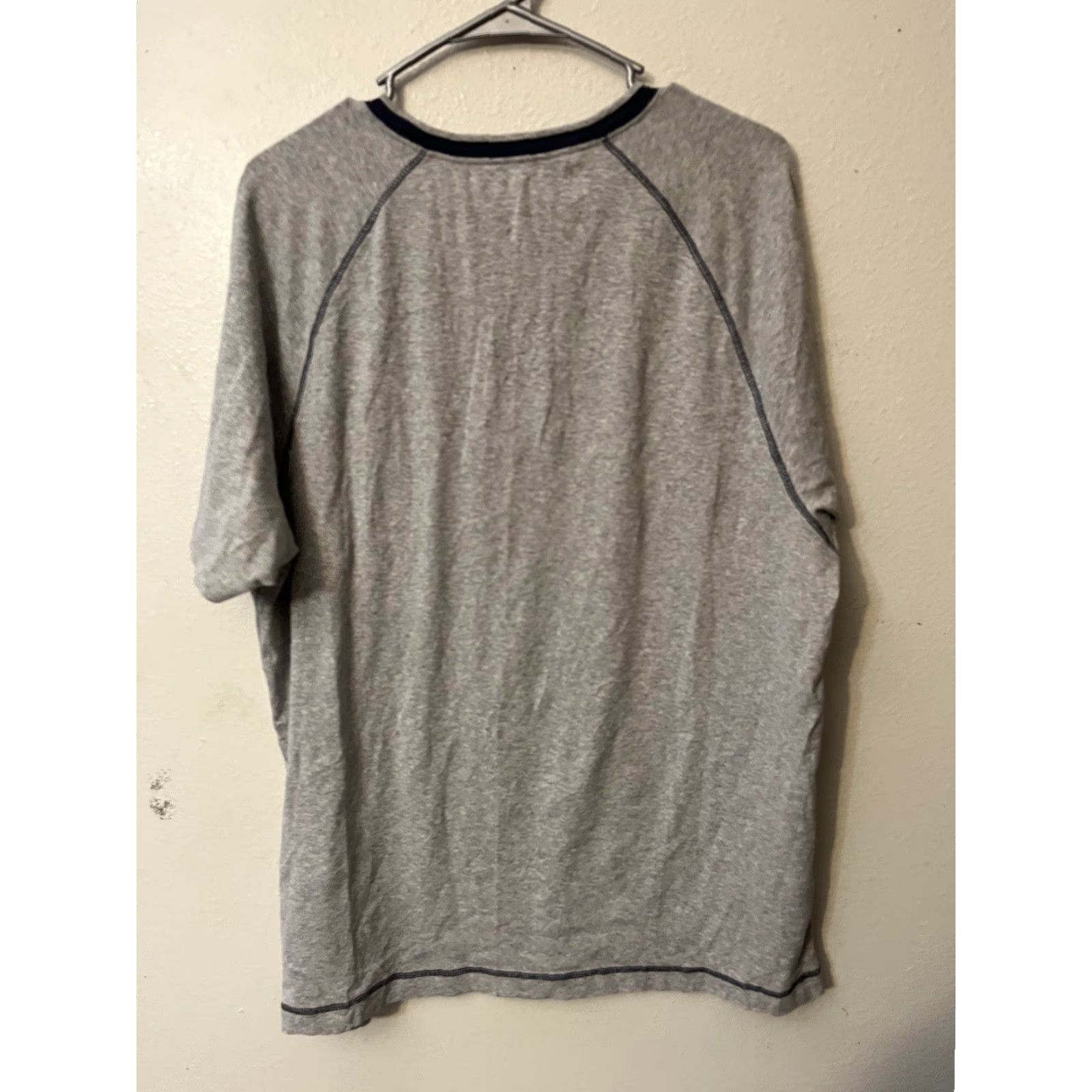Nautica Nautica Men's Stretch Crew Neck Gray Solid T-Shirts Size Large Sleepwear Size US L / EU 52-54 / 3 - 3 Thumbnail