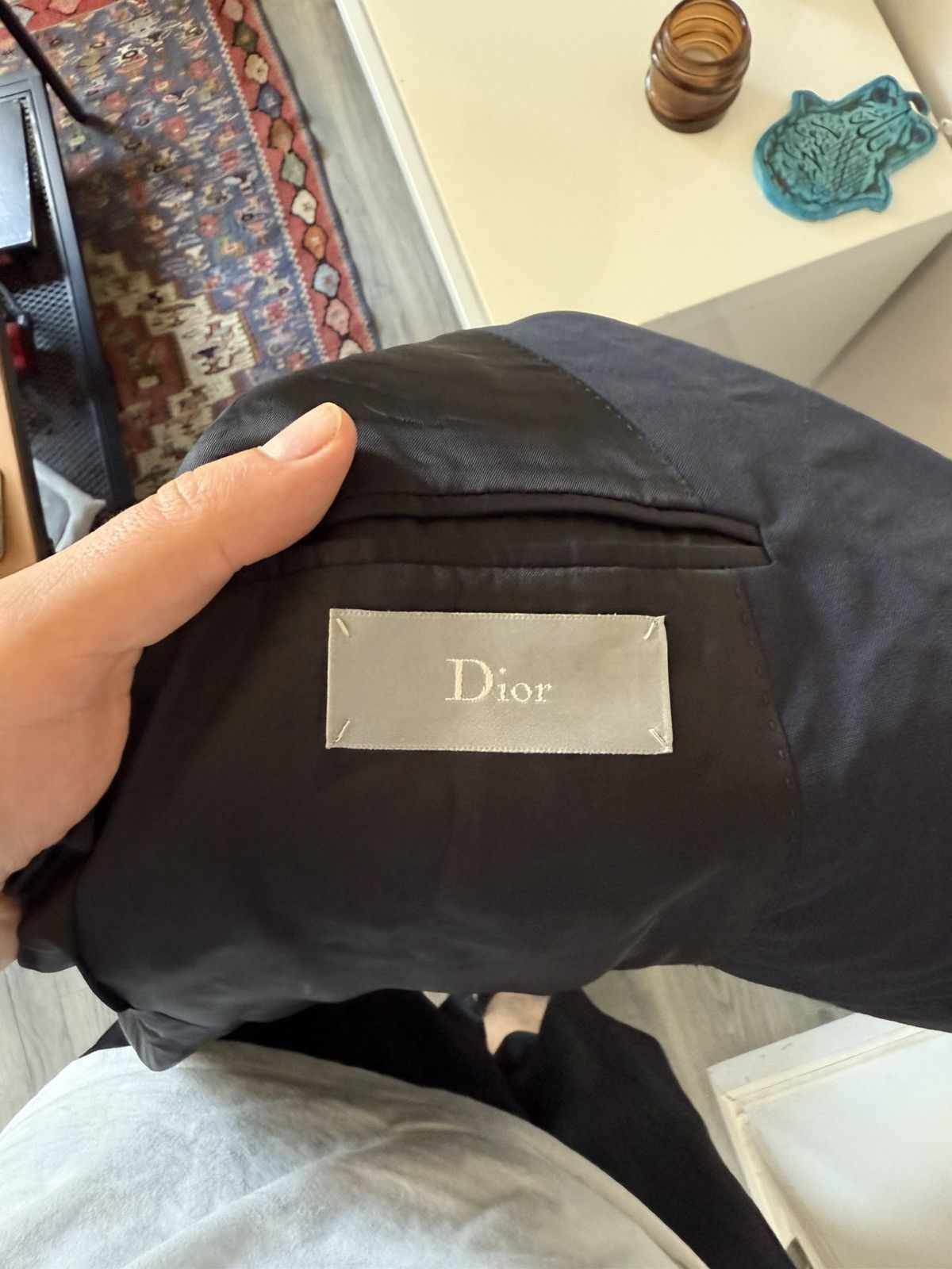 Dior Wool Blazer with Contrast Trim Detailing Size US M / EU 48-50 / 2 - 9 Thumbnail