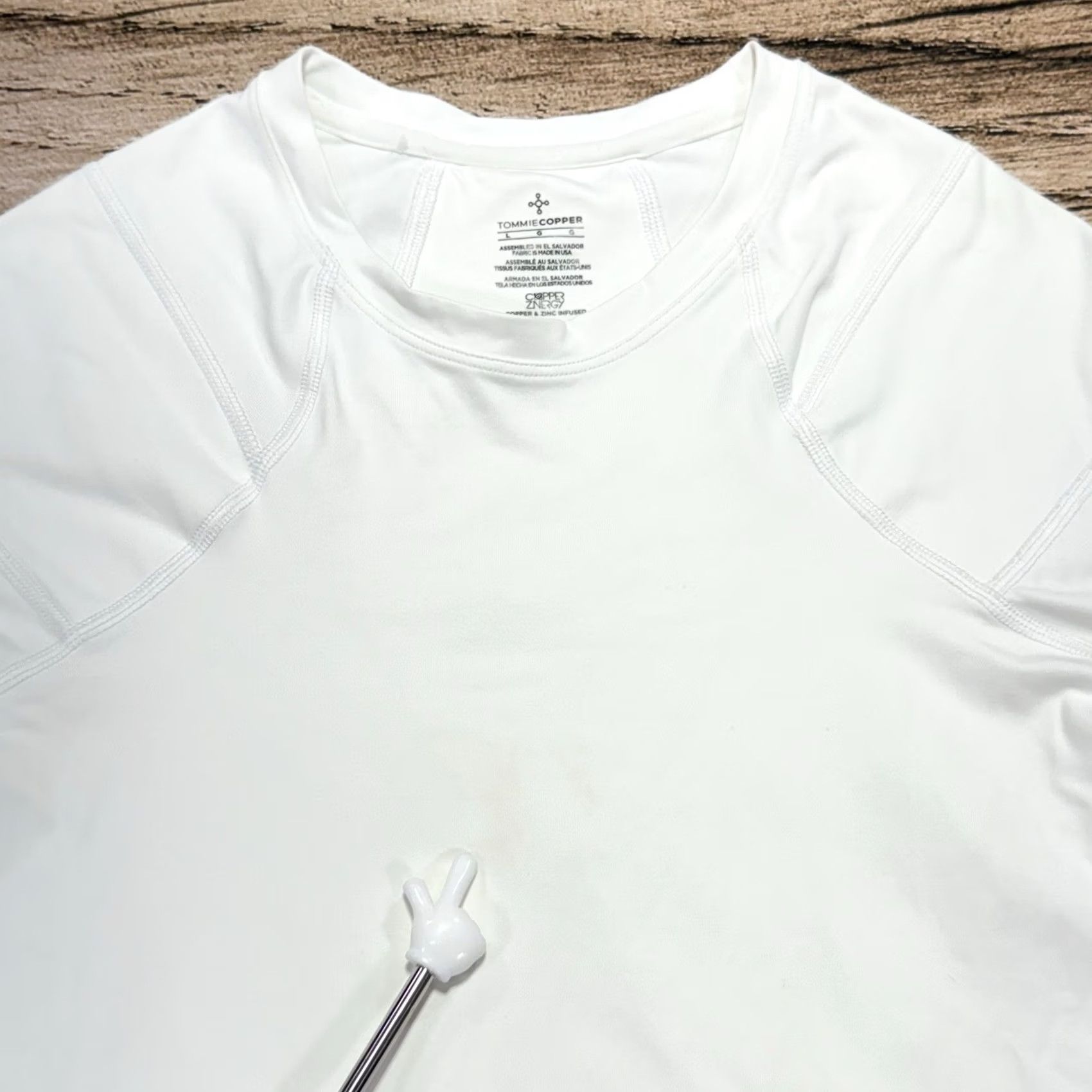 Vintage Tommie Copper Shirt Mens Large White Long Sleeve Pullover Athletic Gym & Training Size US L / EU 52-54 / 3 - 3 Thumbnail