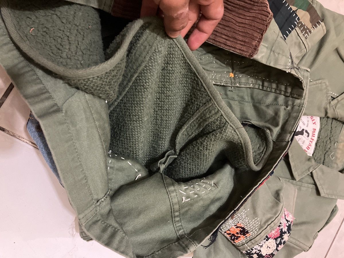 Vintage SLY MILITARY PARKA PATCH WORK Size S / US 4 / IT 40 - 11 Thumbnail