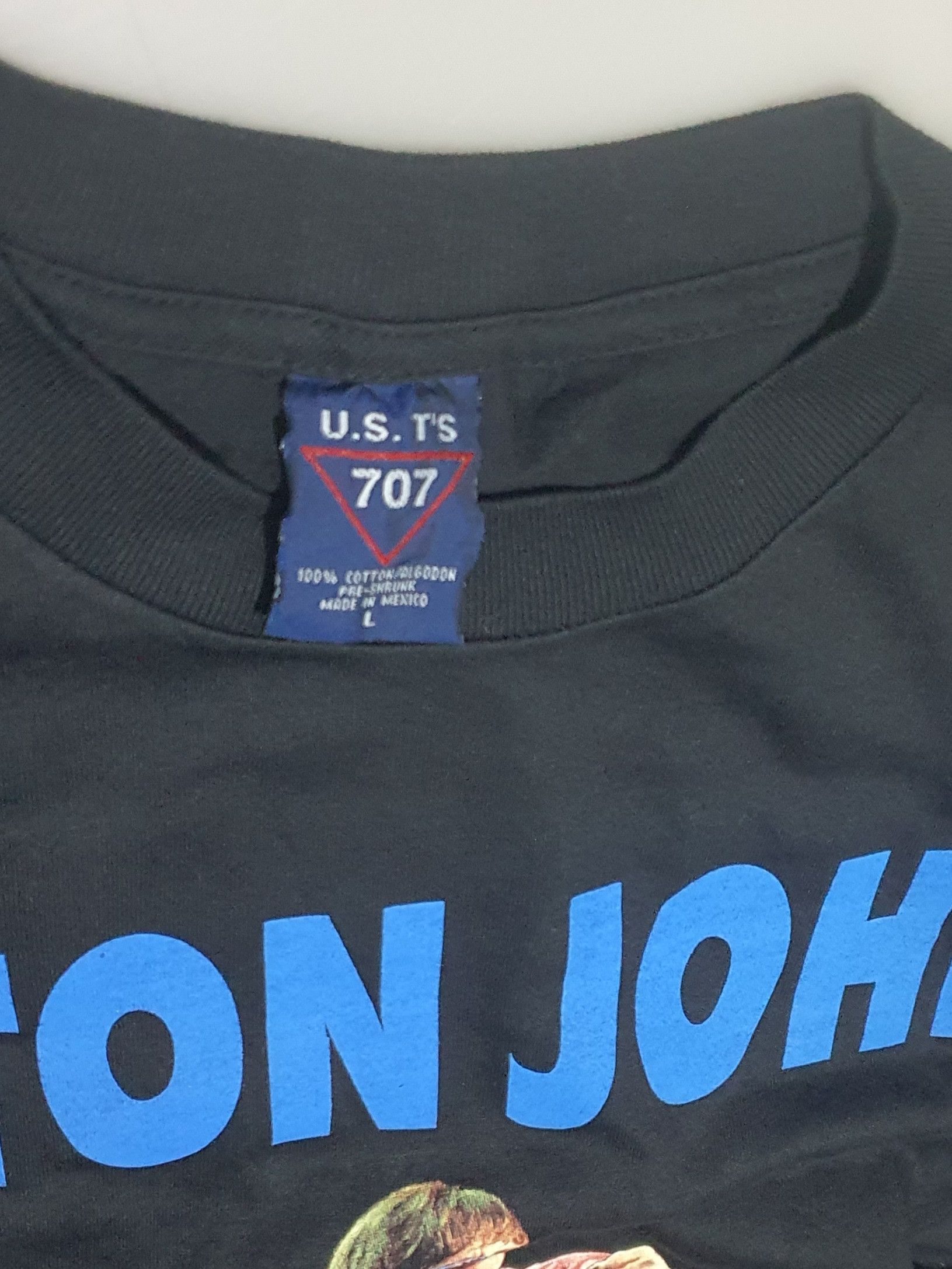 Band Tees 🌹ELTON JOHN, Michael Jackson Madonna Rod Stewart Beatles Size US L / EU 52-54 / 3 - 3 Thumbnail