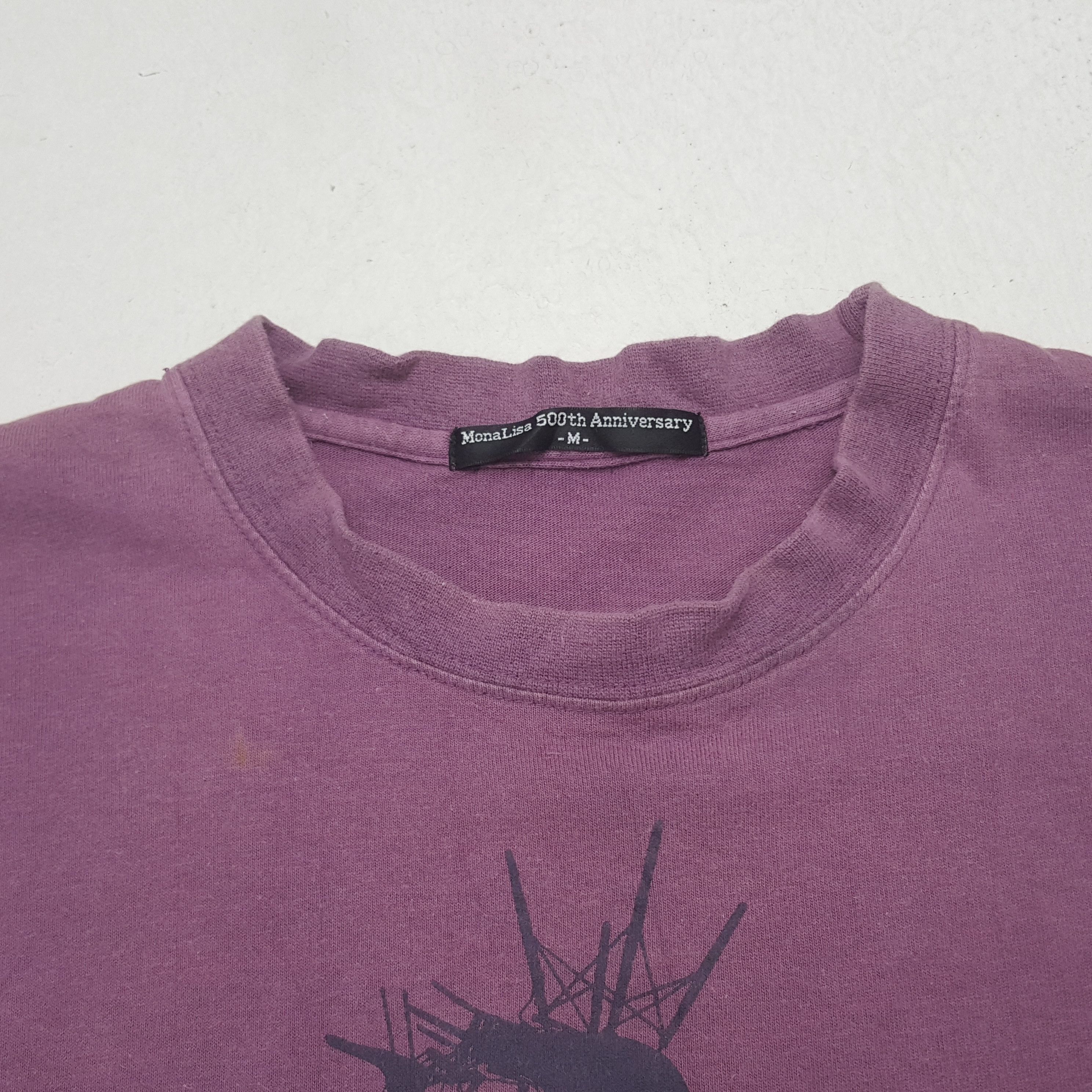 Vintage Vintage MonaLisa 500th Anniversary Rare Tshirt 32 Size US S / EU 44-46 / 1 - 4 Thumbnail