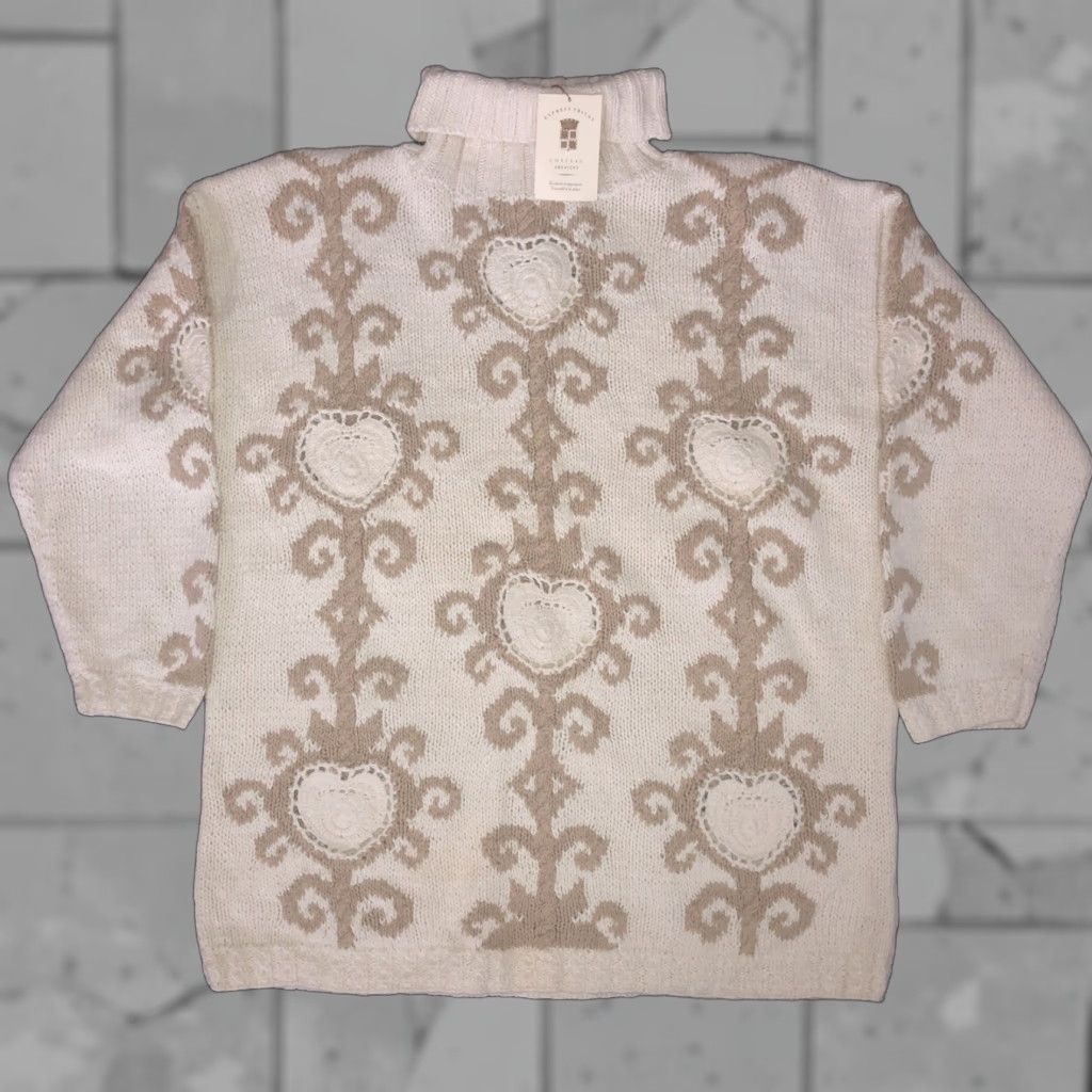 Express NWT Express Tricot Sweater Womens Medium Beige Turtleneck Long Sleeve Pullover Size M Size M / US 6-8 / IT 42-44 - 1 Thumbnail