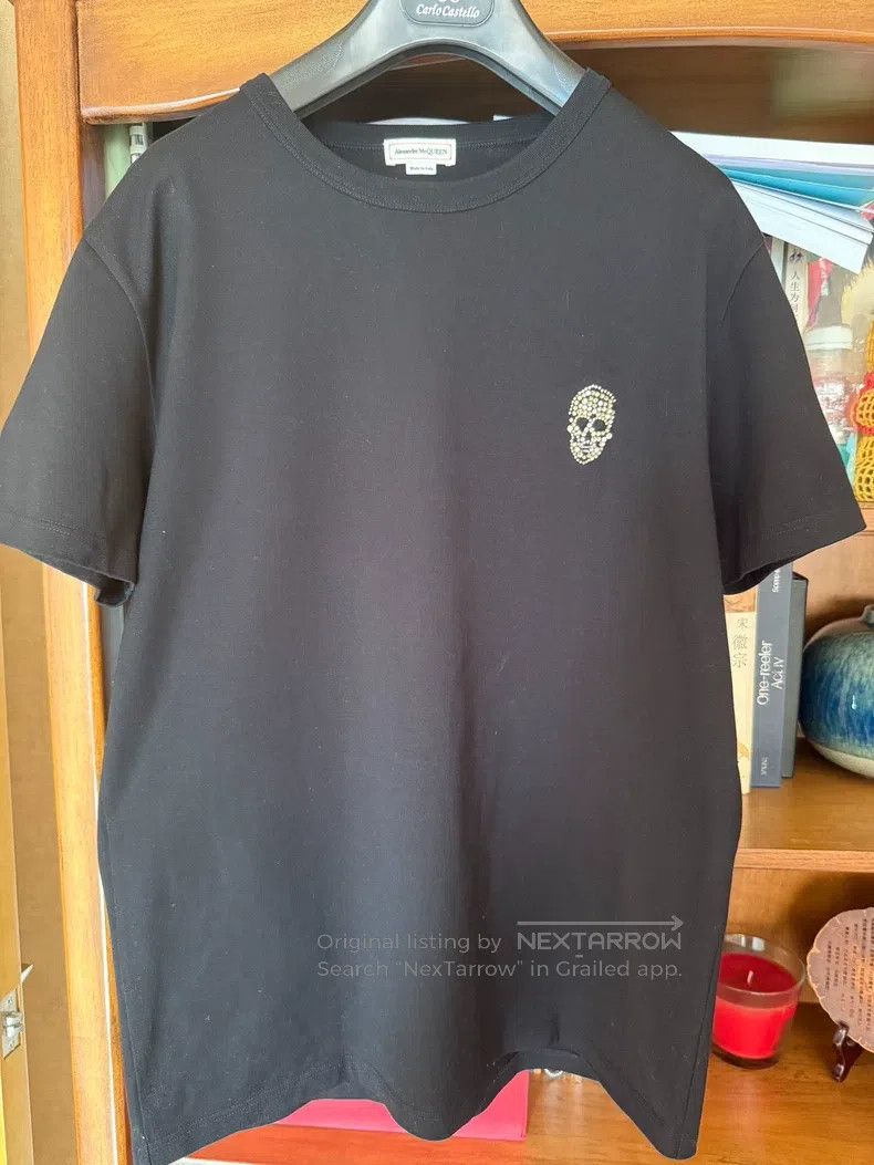 Alexander McQueen Alexander Mcqueen Crystal skull short-sleeved T-shirt Size US XL / EU 56 / 4 - 2 Thumbnail