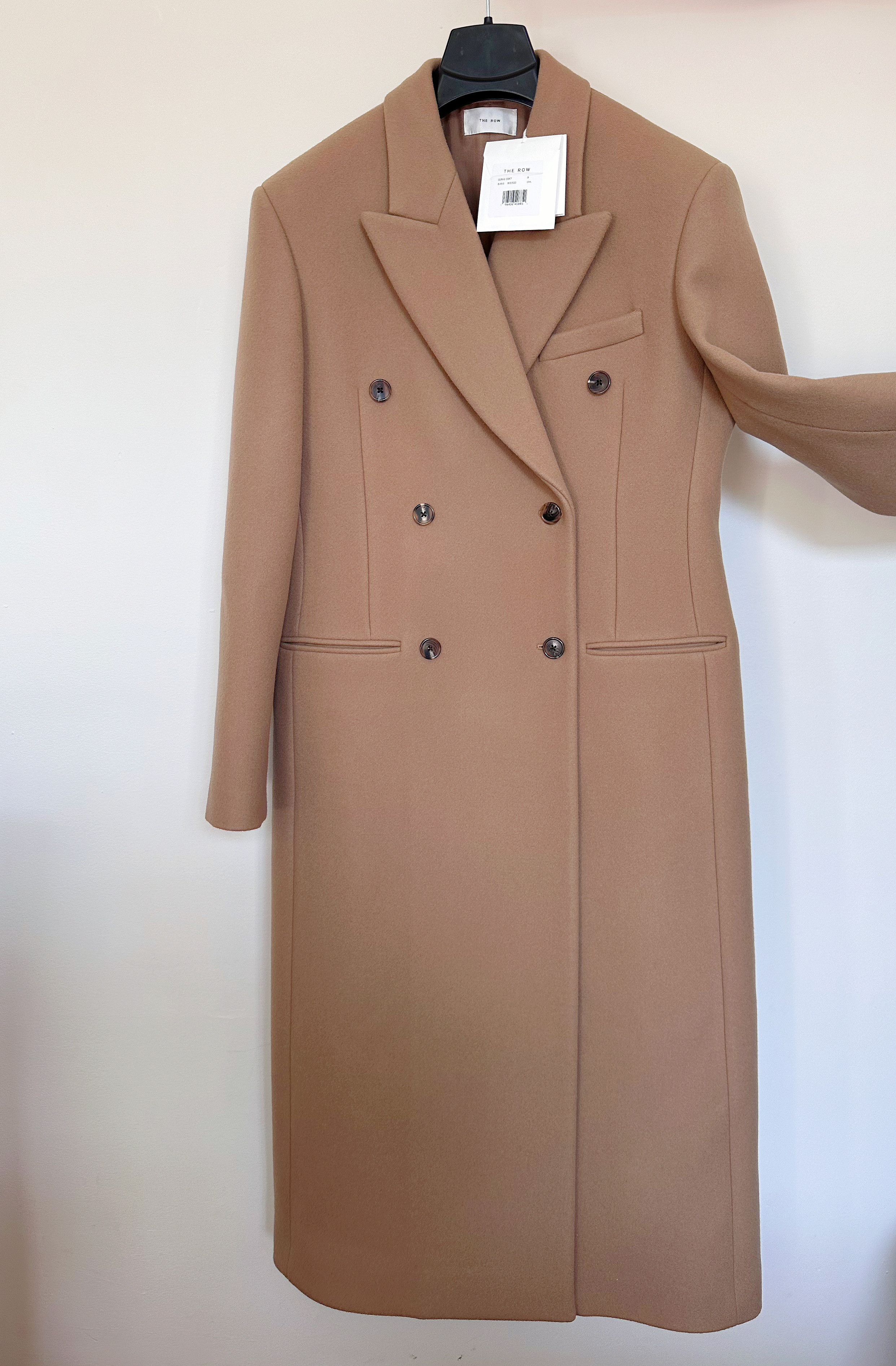 The Row The Row – Duras 100% Wool Coat in Camel (US 8 / M) Size M / US 6-8 / IT 42-44 - 1 Thumbnail