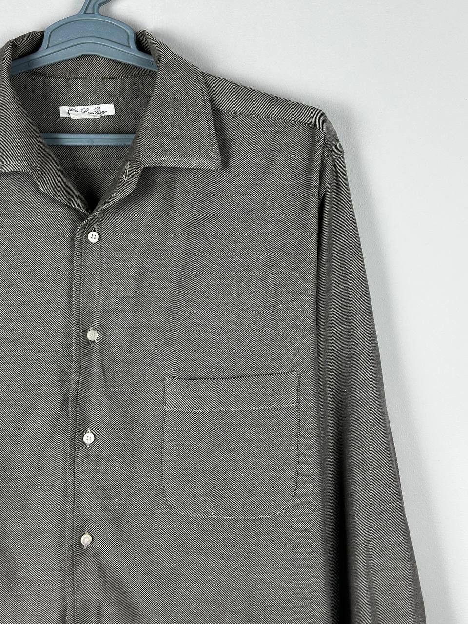 Loro Piana Vintage Loro Piana Cashmere Cotton Shirt Long Sleeve Size XL Size US XL / EU 56 / 4 - 4 Thumbnail