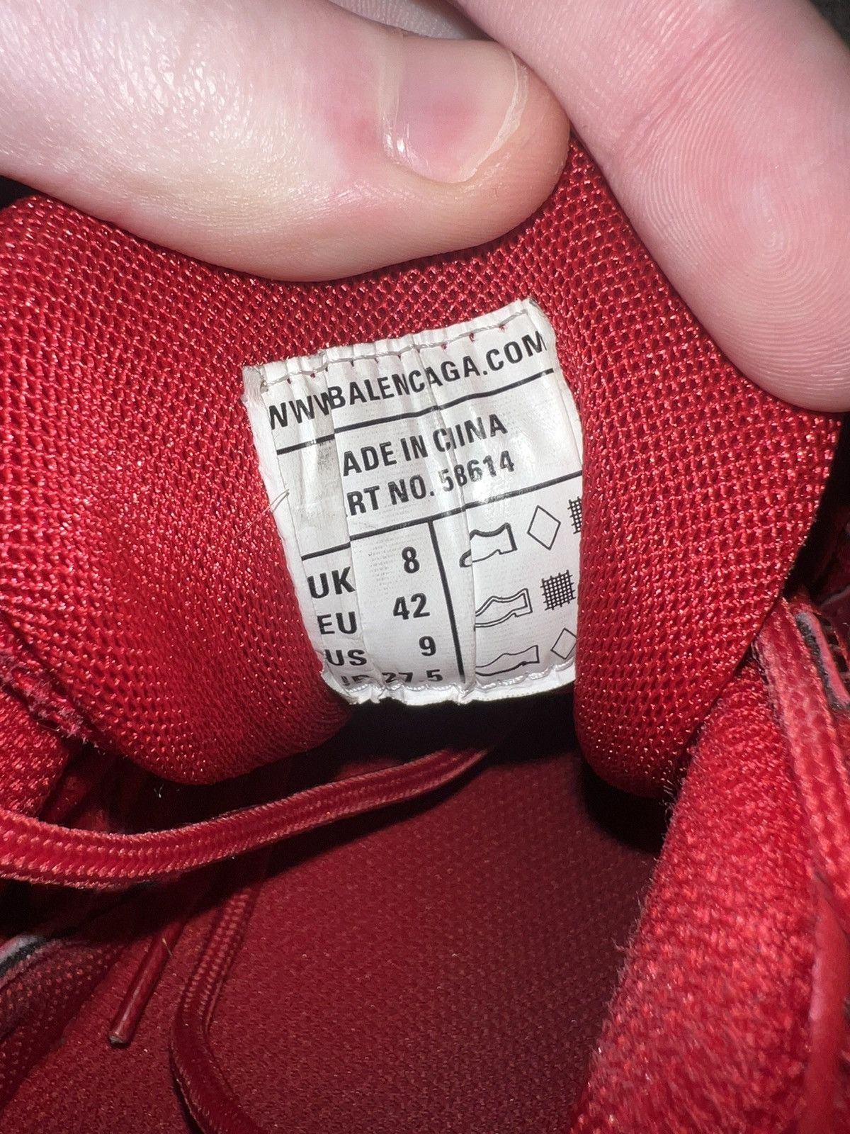 Balenciaga Balenciaga Track 2 Red Size US 9 / EU 42 - 6 Thumbnail