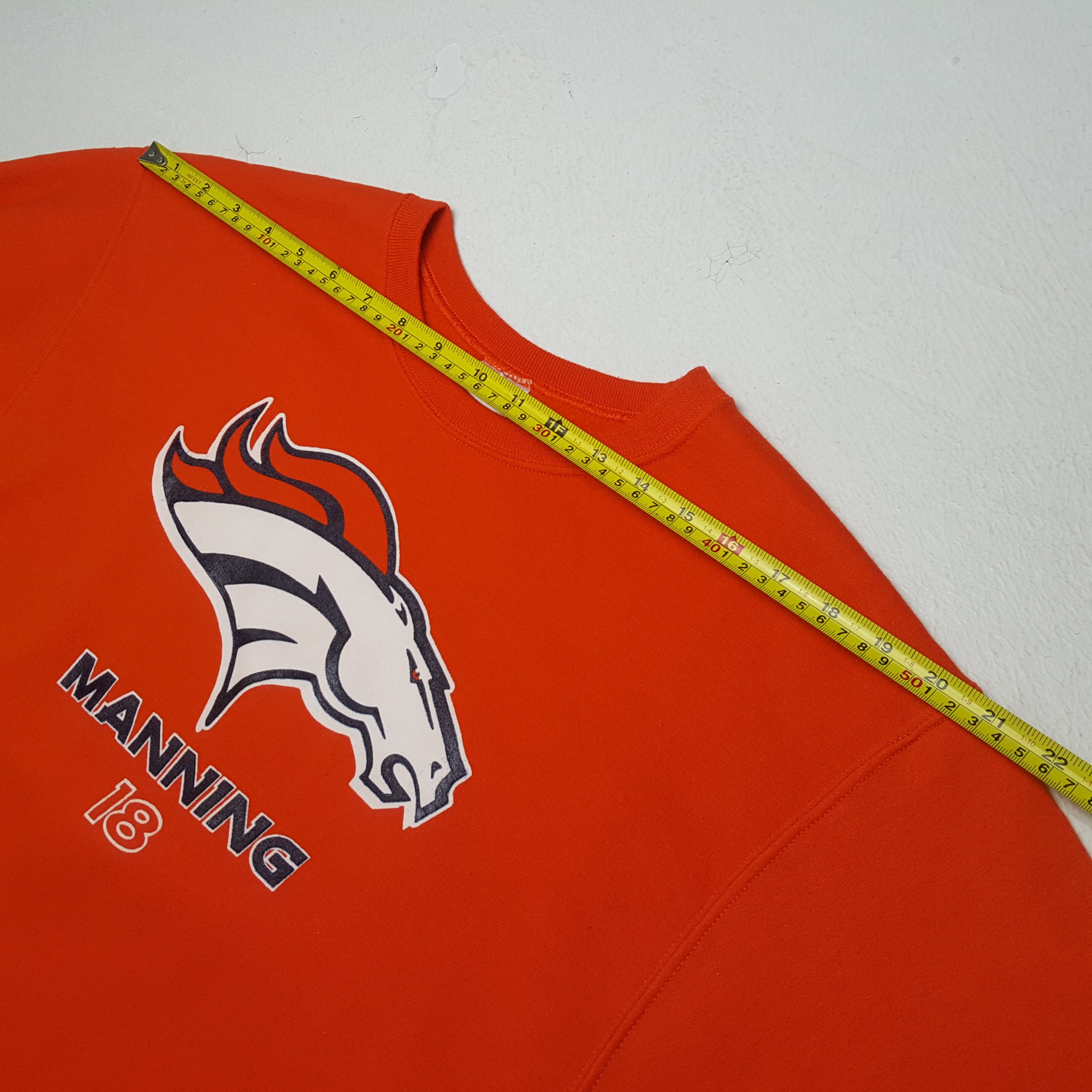 NFL × Vintage Vintage MANNING 18 NFL American Football Team Sweatshirts Size US M / EU 48-50 / 2 - 4 Thumbnail