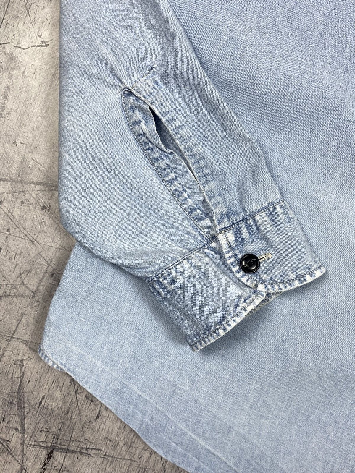 Polo Ralph Lauren Vintage Polo Jeans Co Ralph Lauren Distressed Denim Shirt Size US L / EU 52-54 / 3 - 14 Thumbnail