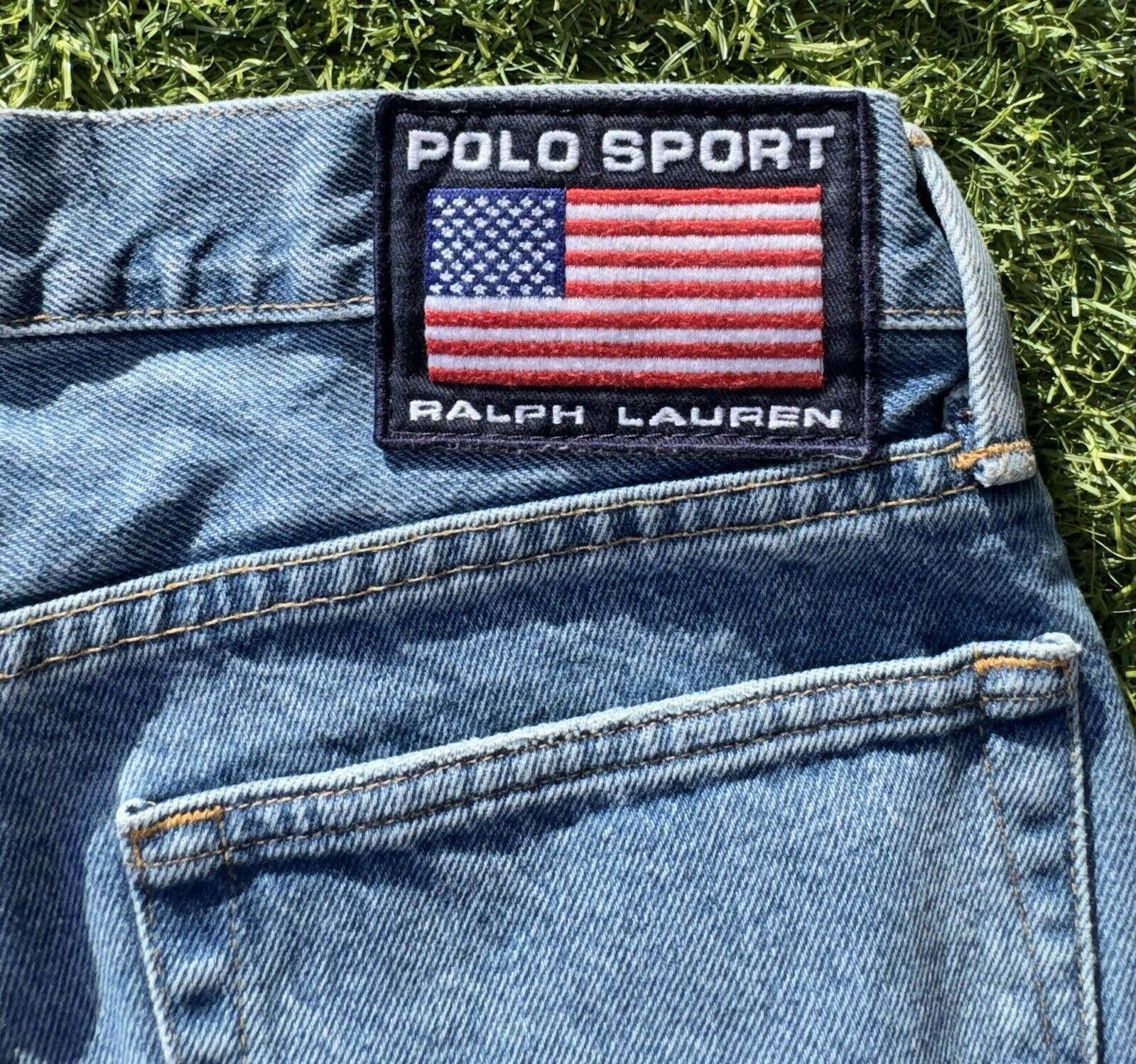 Polo Ralph Lauren Vintage Ralph Lauren POLO SPORT 1992 Jeans Stadium 32x32 Size US 32 / EU 48 - 3 Thumbnail