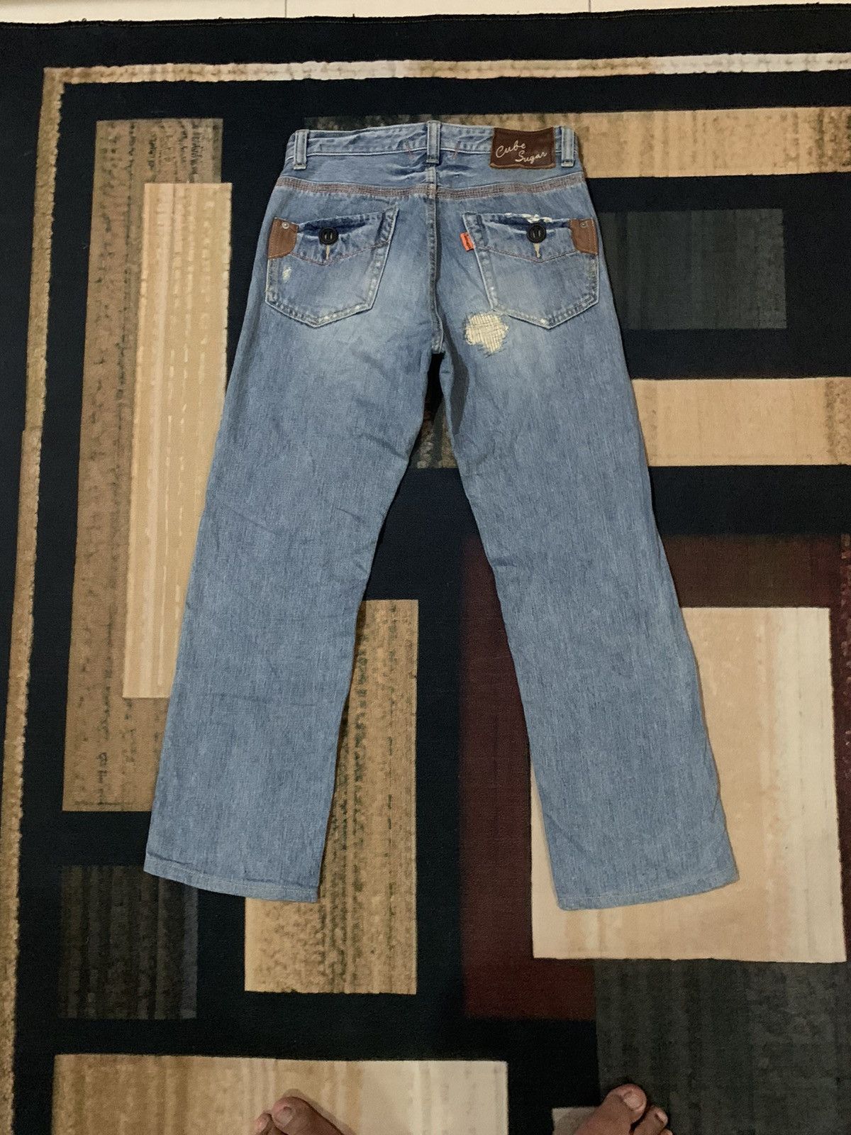 Le Grande Bleu (L.G.B.) Cube Sugar Denim Jeans Size US 29 - 2 Thumbnail