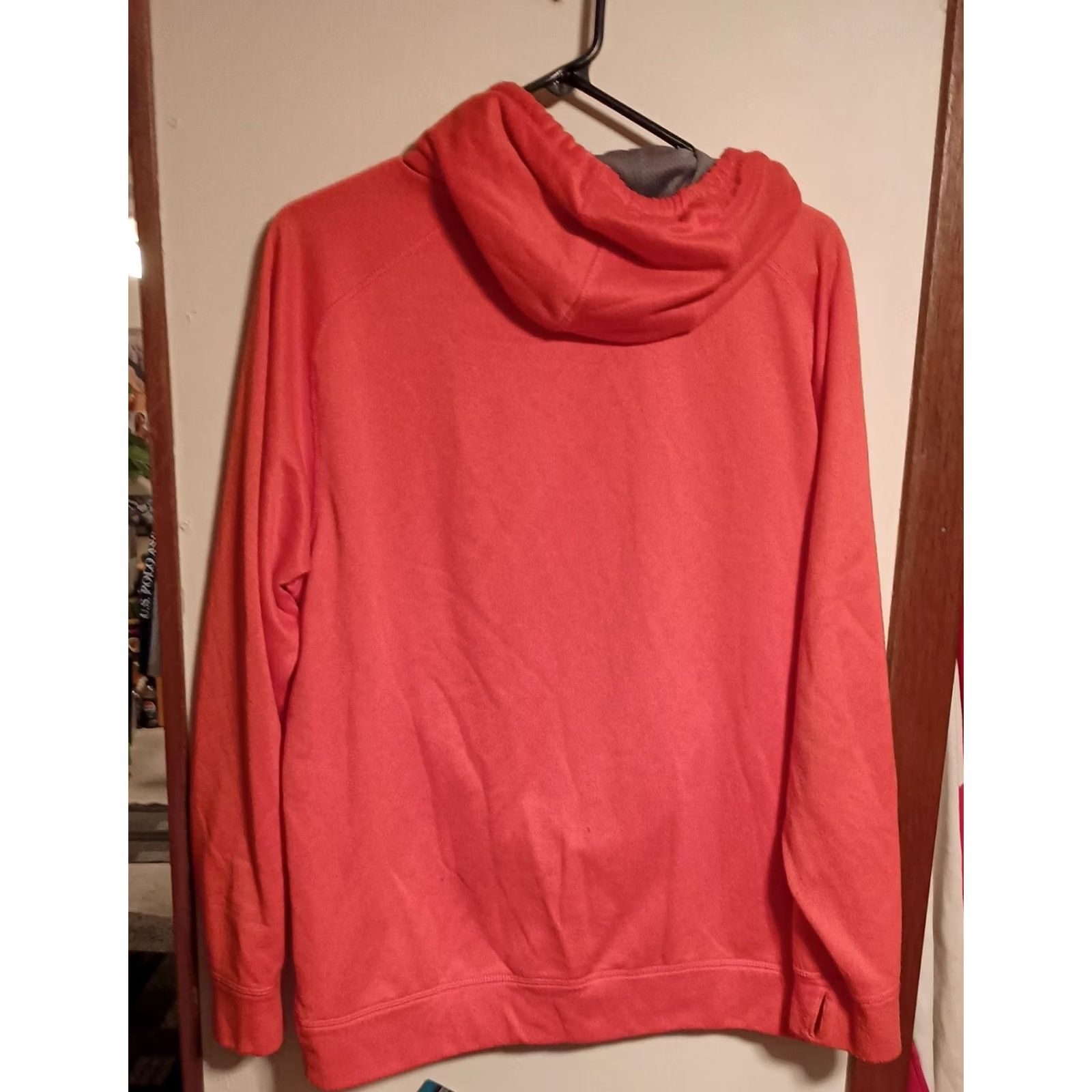 Adidas VINTAGE Adidas Orange Ultimate Activewear Athletic Pullover Hoodie Women's L Size L / US 10 / IT 46 - 2 Thumbnail