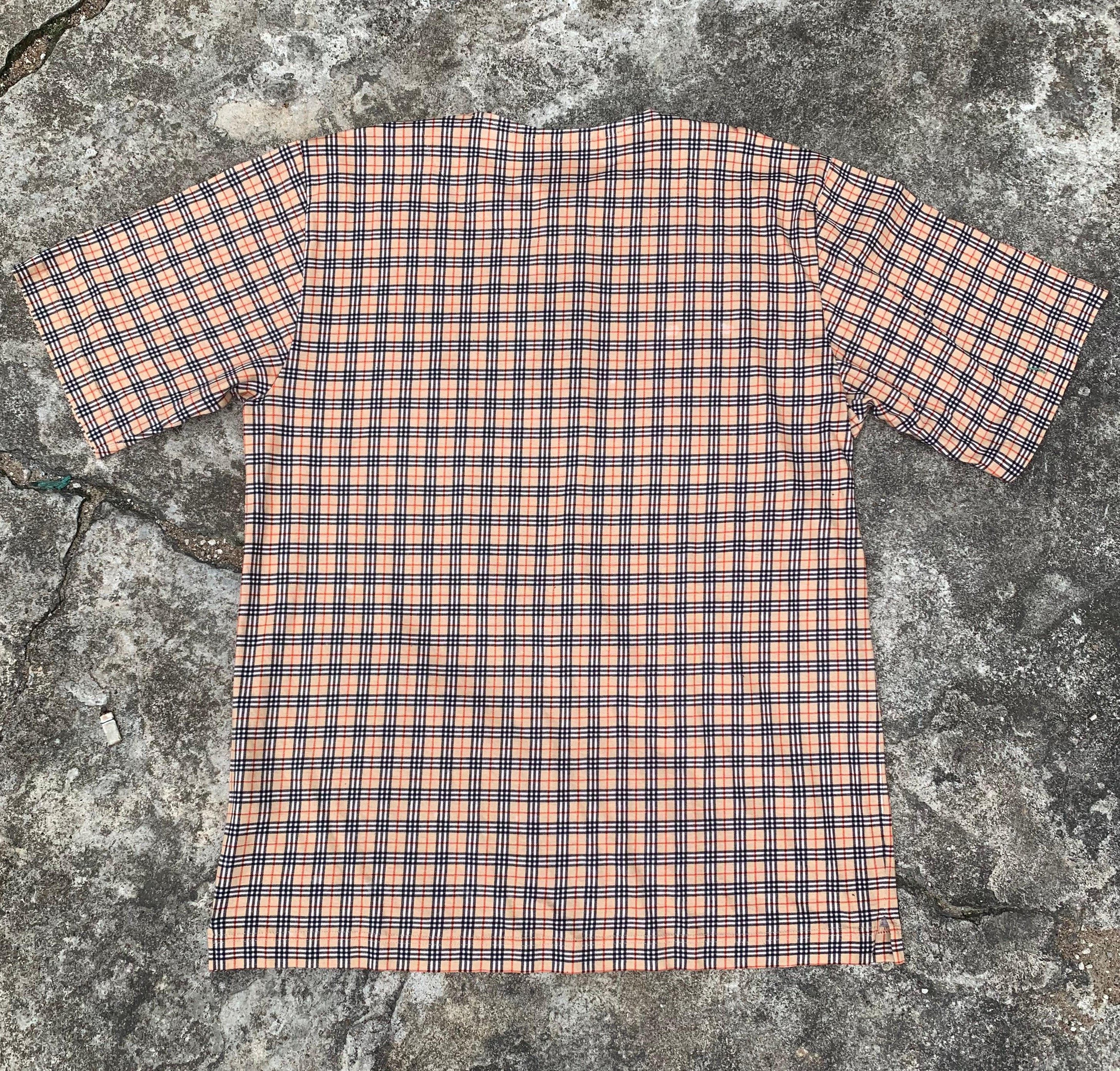 Burberry × Designer Burberry nova check t shirt Size US L / EU 52-54 / 3 - 2 Thumbnail