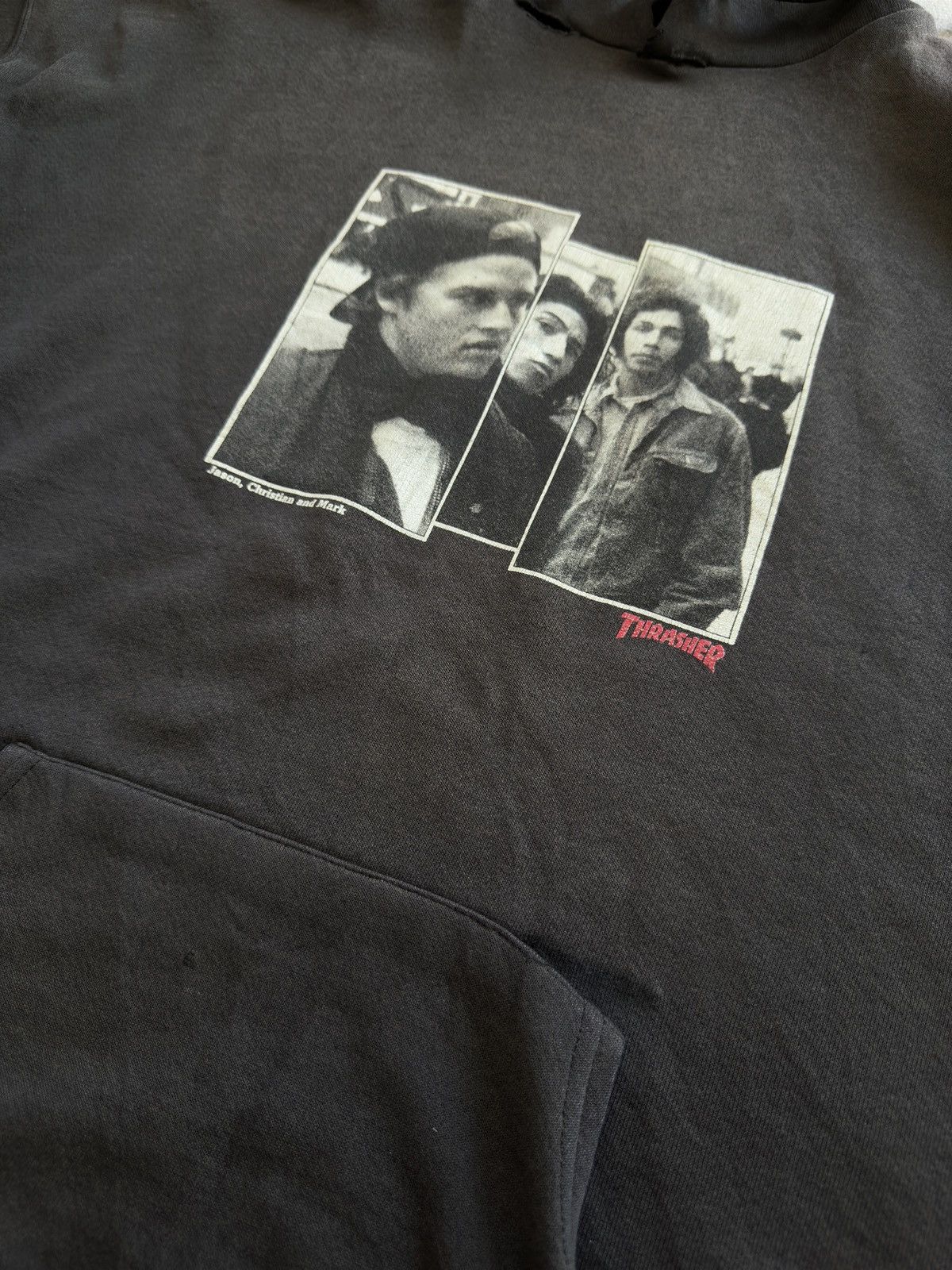 Thrasher Vtg 90s Thrasher Da Boyz : Jason, Christian & Mark Gonzales Size US XXL / EU 58 / 5 - 6 Thumbnail