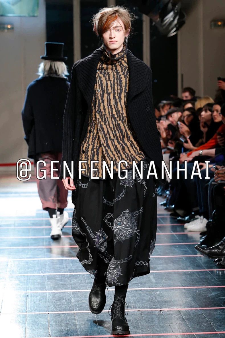 Yohji Yamamoto Yohji Yamamoto size 2 19 aw Chains & Canine Drawstring Bloo Size US 28 / EU 44 - 3 Thumbnail