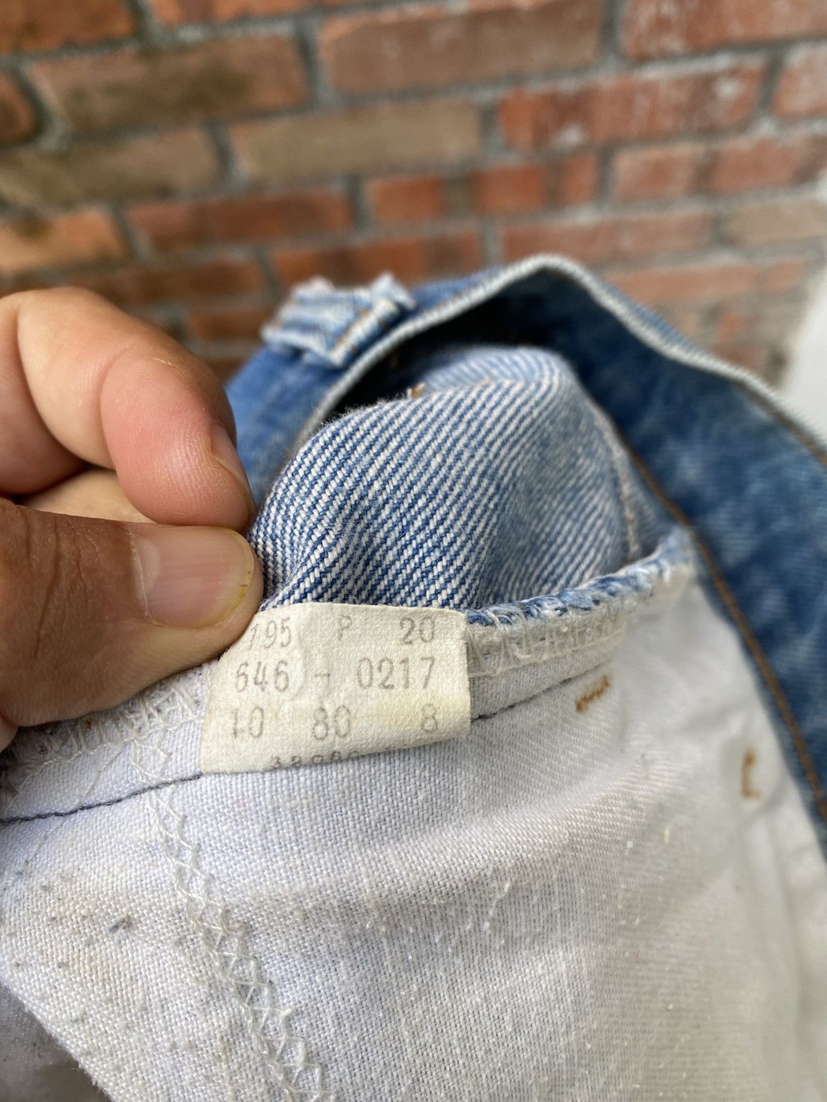 Levi's Vintage Clothing W33x28 Vintage levi's 646 orange tab flare made in USA Size US 33 - 8 Thumbnail