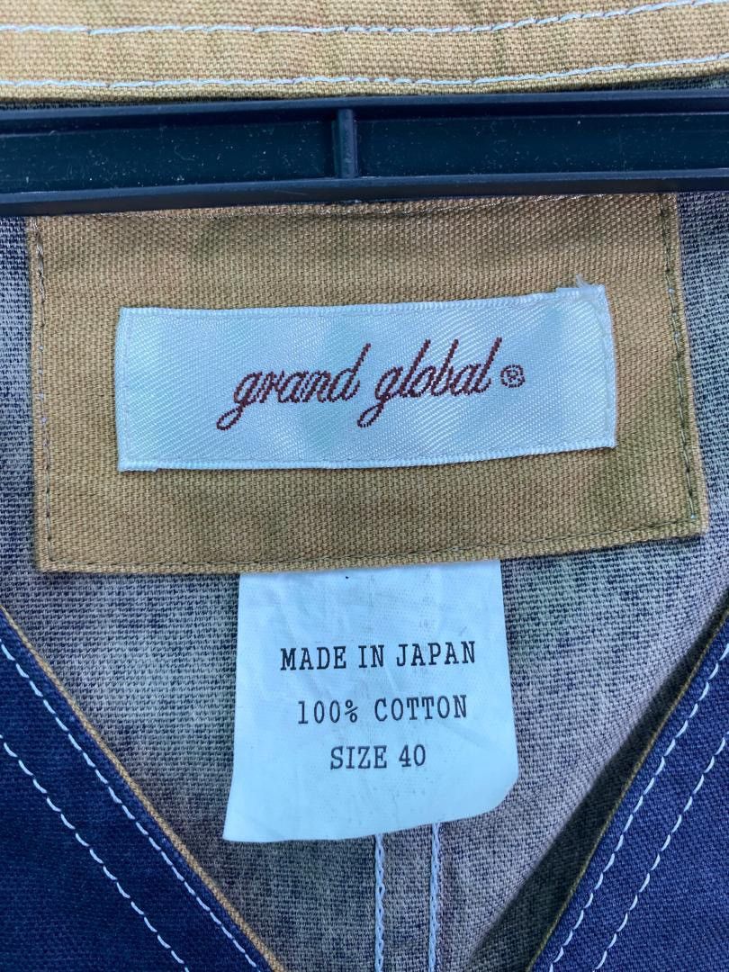 Japanese Brand Vtg Grand Global japan waiscoat vest jacket cat eye button Size US XXS / EU 40 - 5 Thumbnail