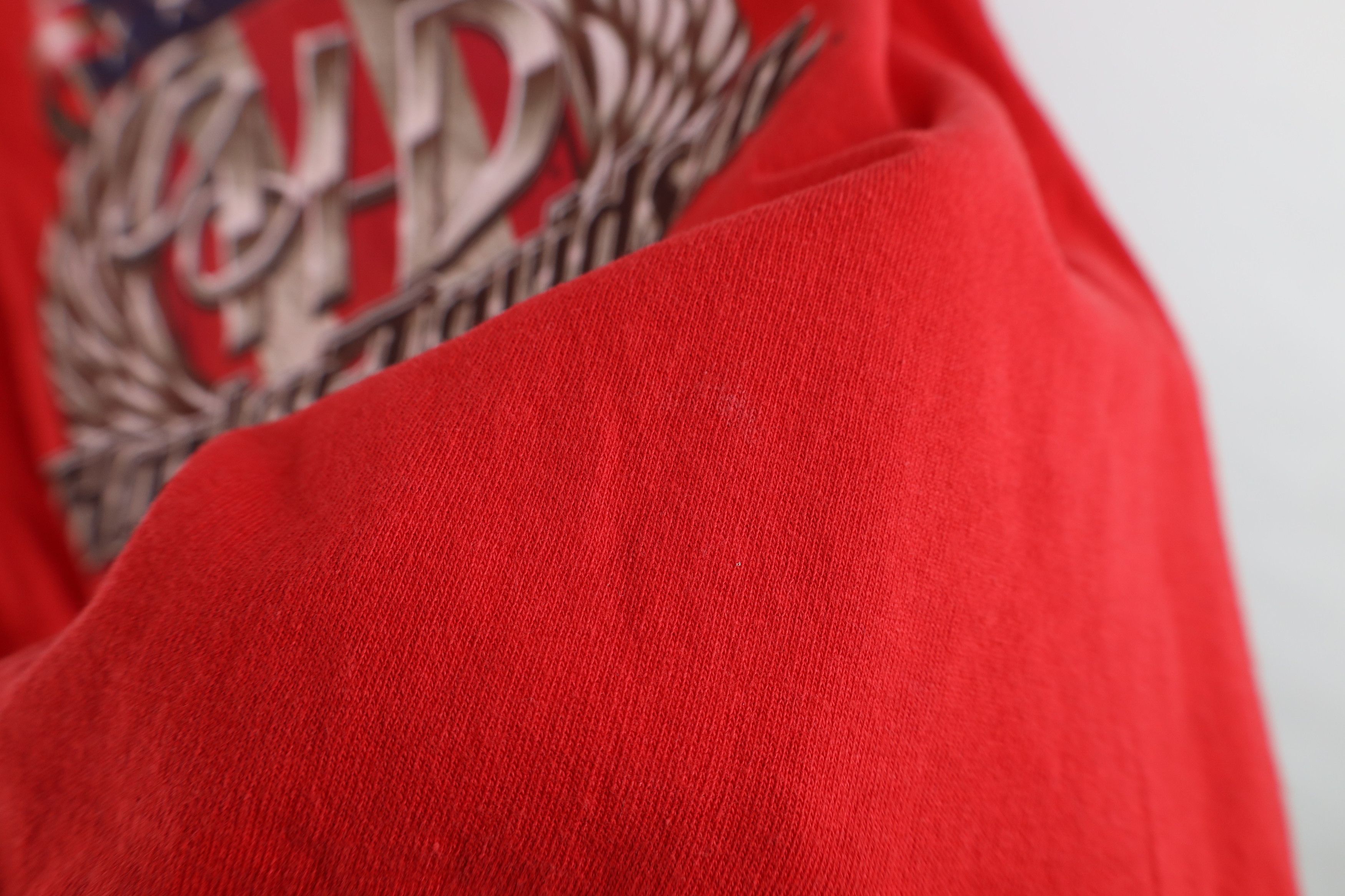 Harley Davidson Vintage Y2K 2004 Harley Davidson Spell Muscle T-Shirt Red Size US L / EU 52-54 / 3 - 6 Thumbnail