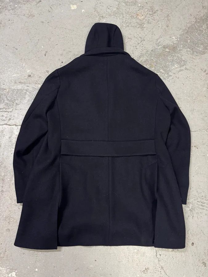 Emporio Armani AW2017 Emporio Armani Double Layer Black Wool Jacket Size US L / EU 52-54 / 3 - 4 Thumbnail