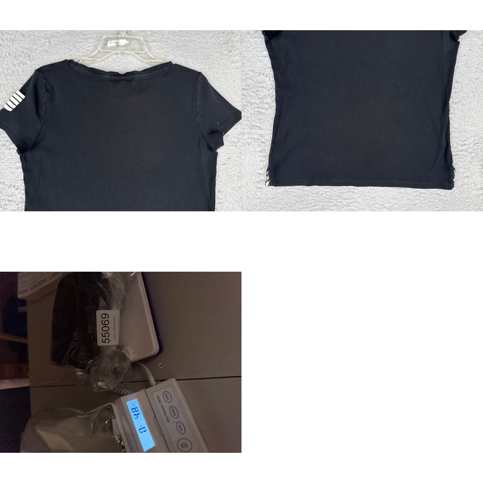 Ralph Lauren Lauren Ralph Lauren Shirt Women Large Black Crew Neck Short Sleeve Cotton Logo Sports Womens Size L / US 10 / IT 46 - 9 Thumbnail