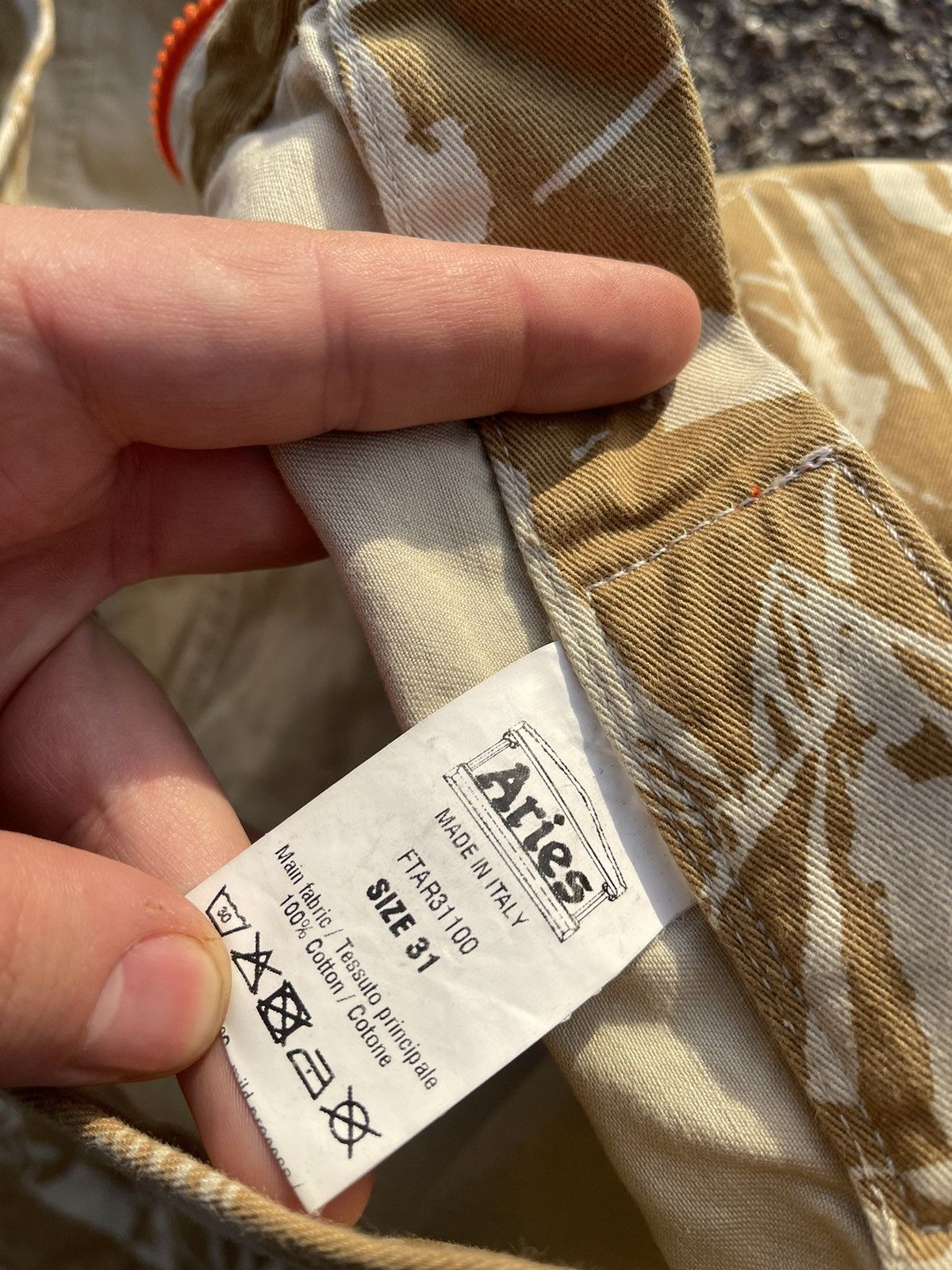 Aries Aries Cargo Camo pants trousers Size US 31 - 12 Thumbnail