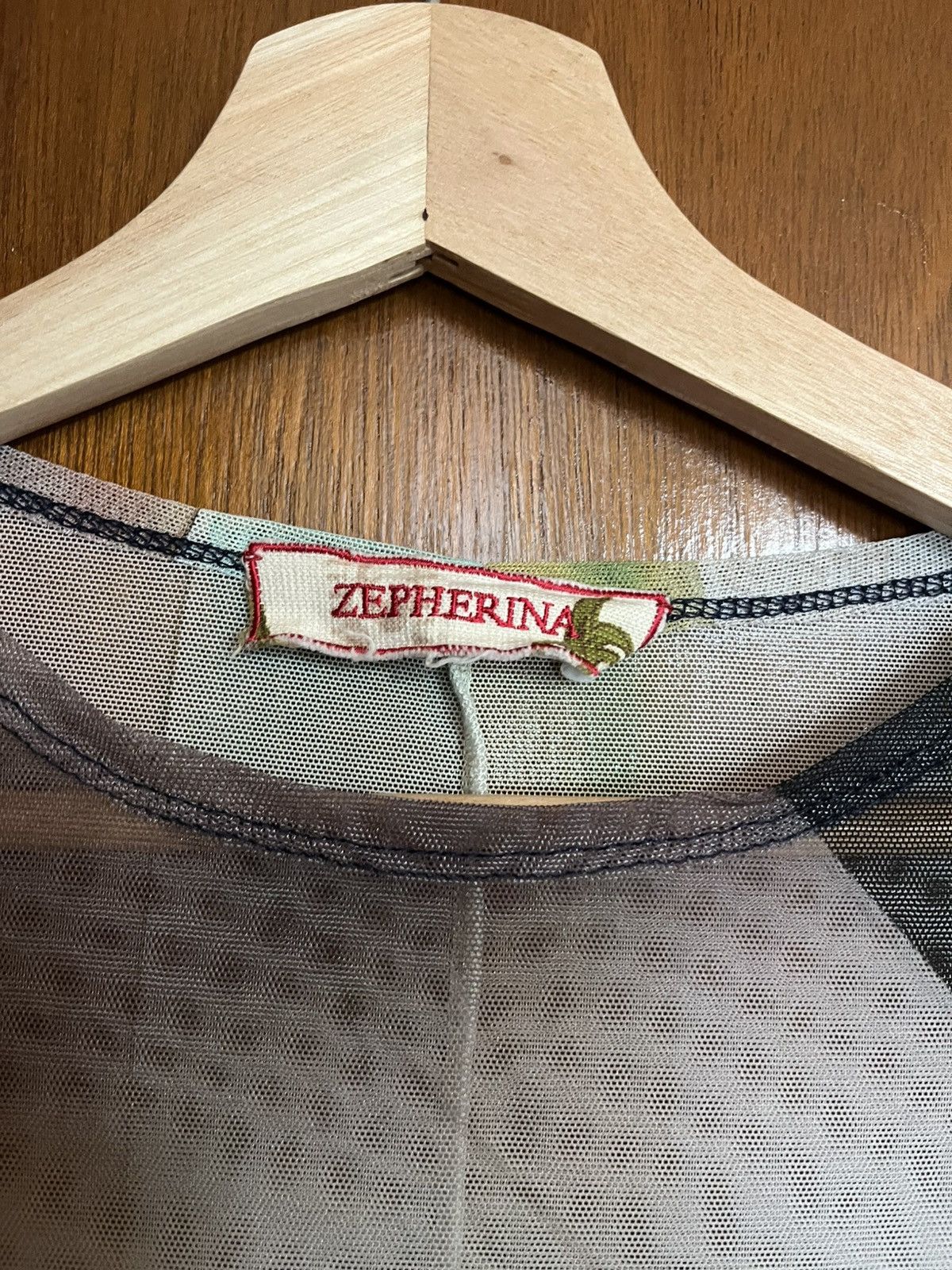 Other Zepherina Mesh Print Shirt Size ONE SIZE - 2 Thumbnail