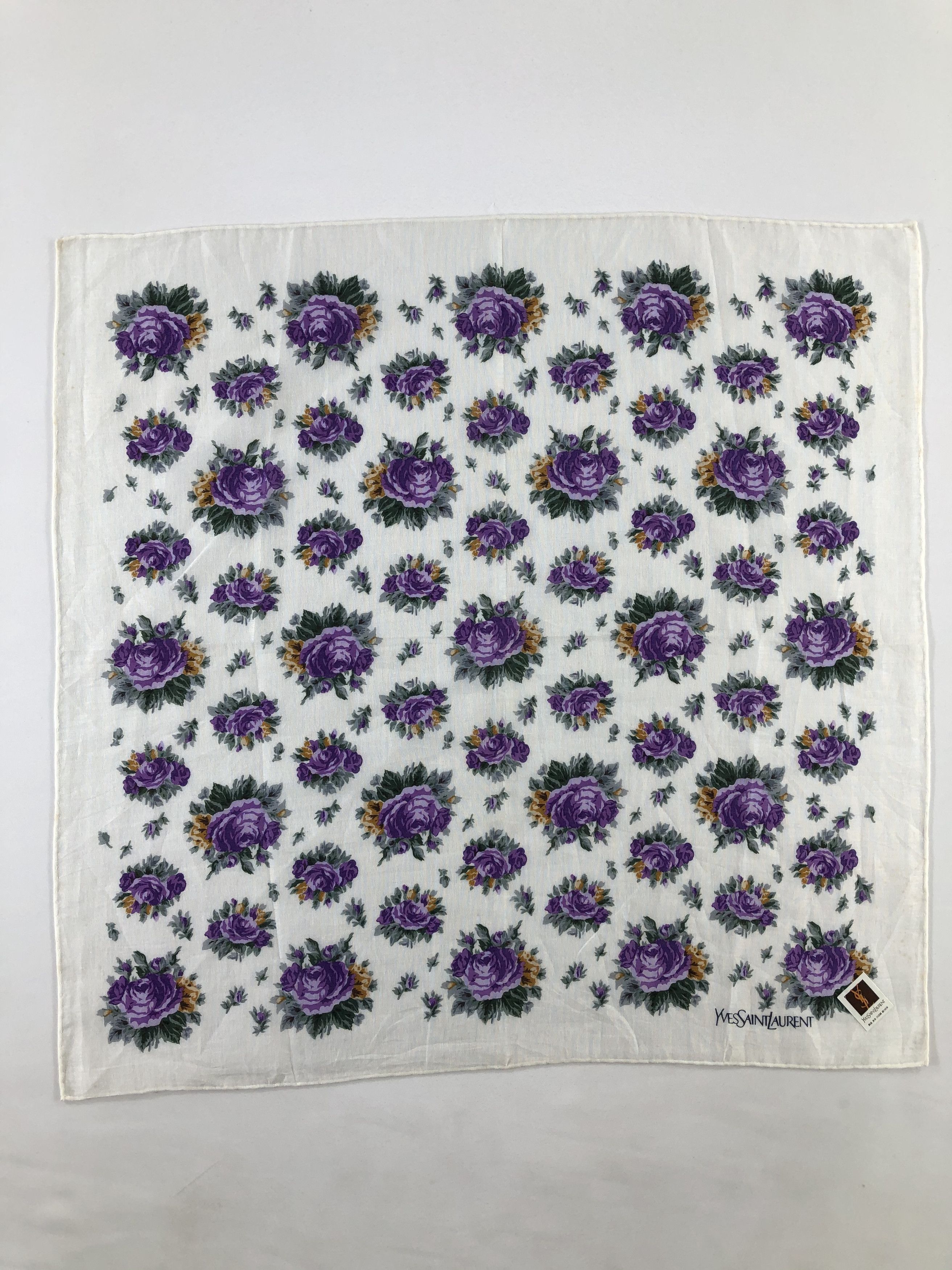 Yves Saint Laurent Yves Saint Laurent Handkerchief / Bandana / Neckerchief Size ONE SIZE - 2 Thumbnail