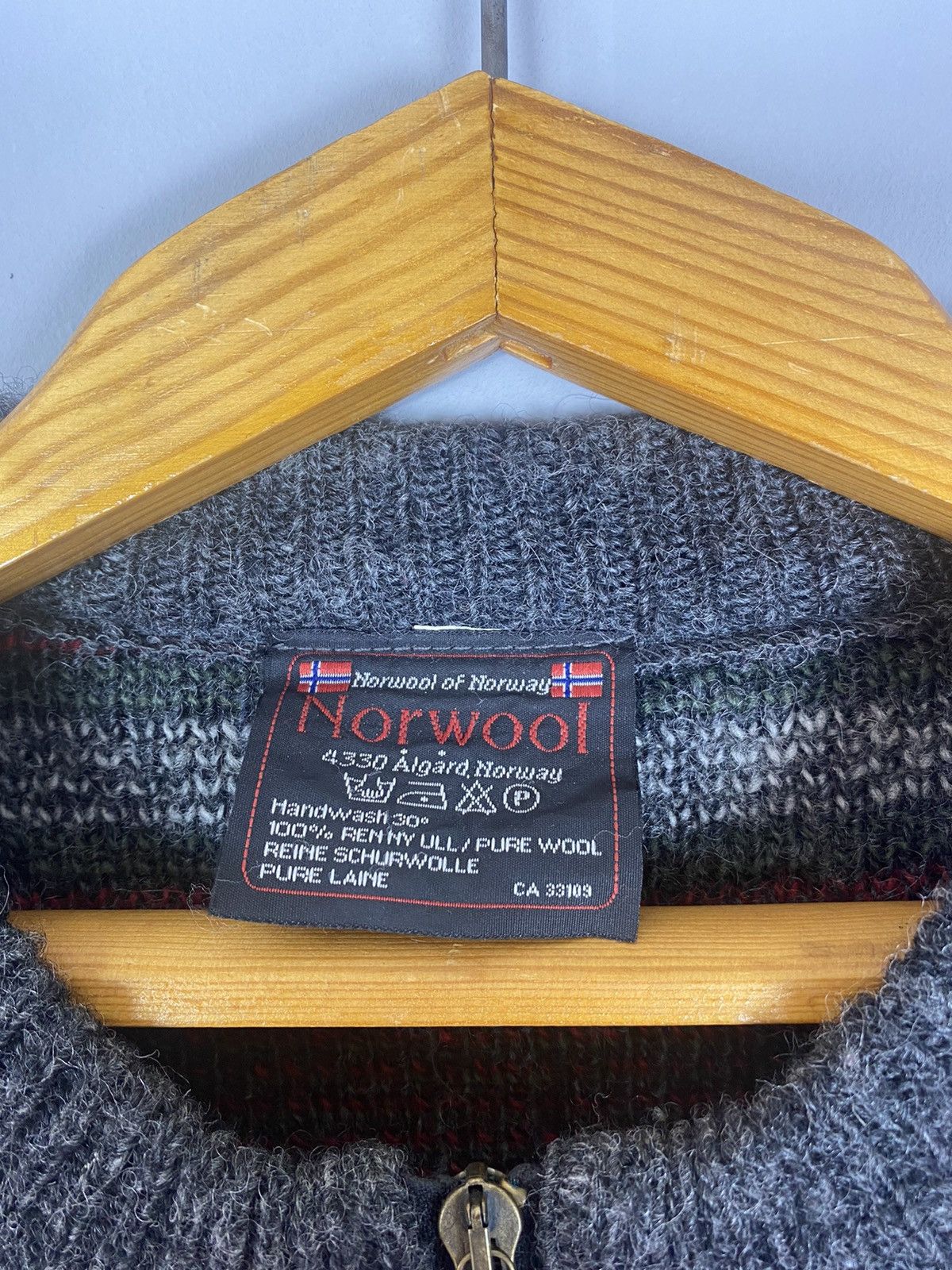 Vintage Vintage norwool Norway wool sweater Size US L / EU 52-54 / 3 - 4 Thumbnail