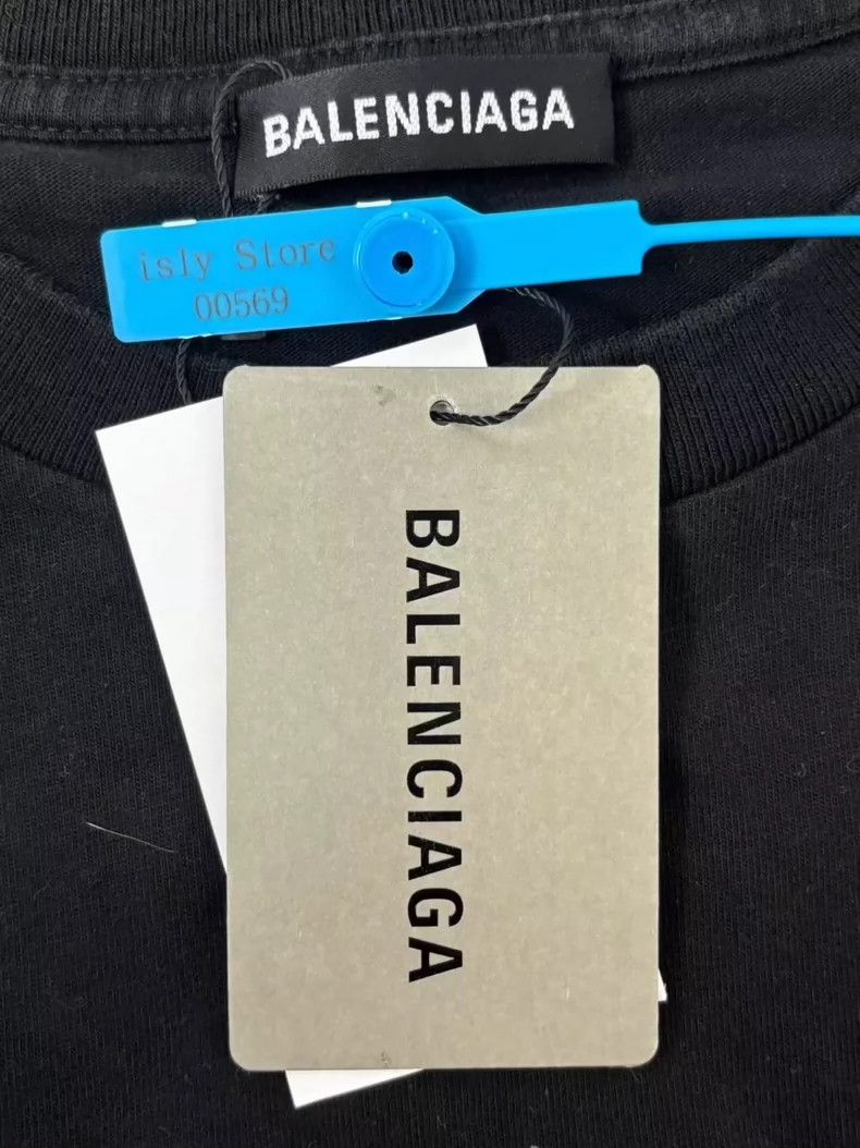 Balenciaga Balenciaga Crown Short Sleeve Tee Size US S / EU 44-46 / 1 - 4 Thumbnail