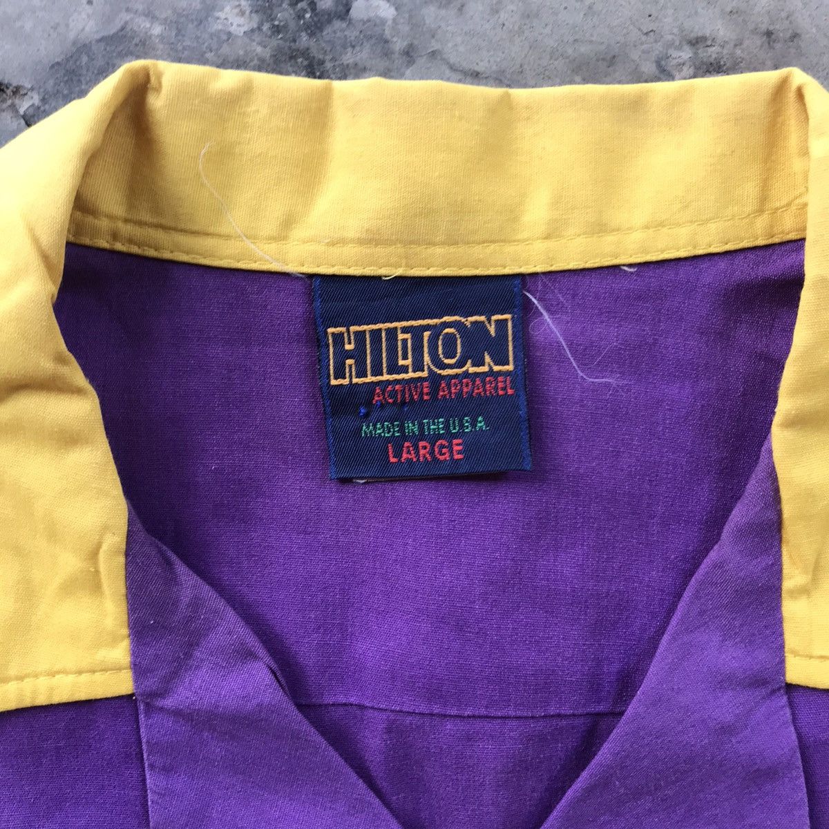 Vintage 90’s hilton bowling shirt Size US L / EU 52-54 / 3 - 2 Thumbnail