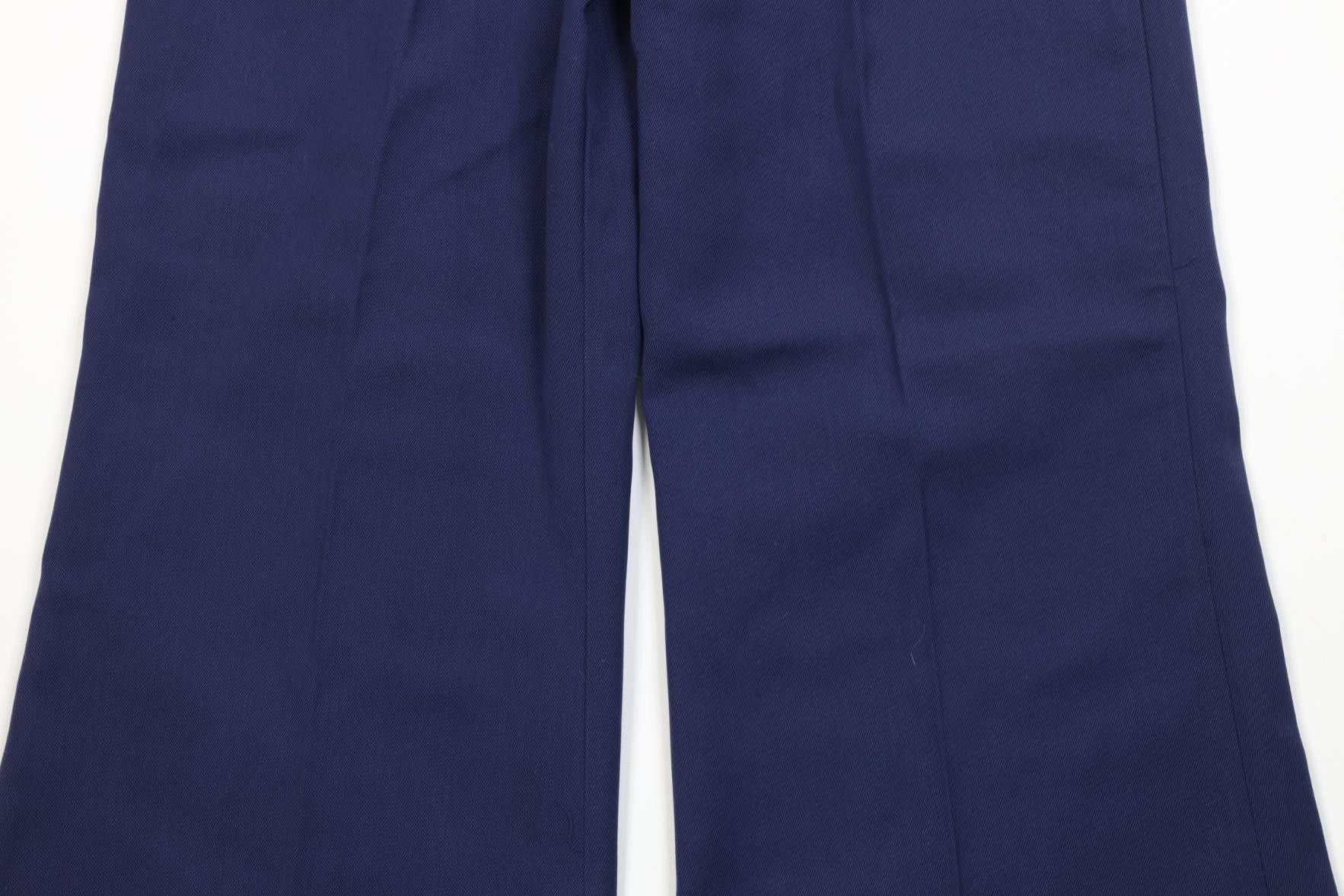 Vintage Deadstock Vintage 60s 70s Wide Leg Bell Bottoms Pants Size 34" / US 12 / IT 48 - 3 Thumbnail