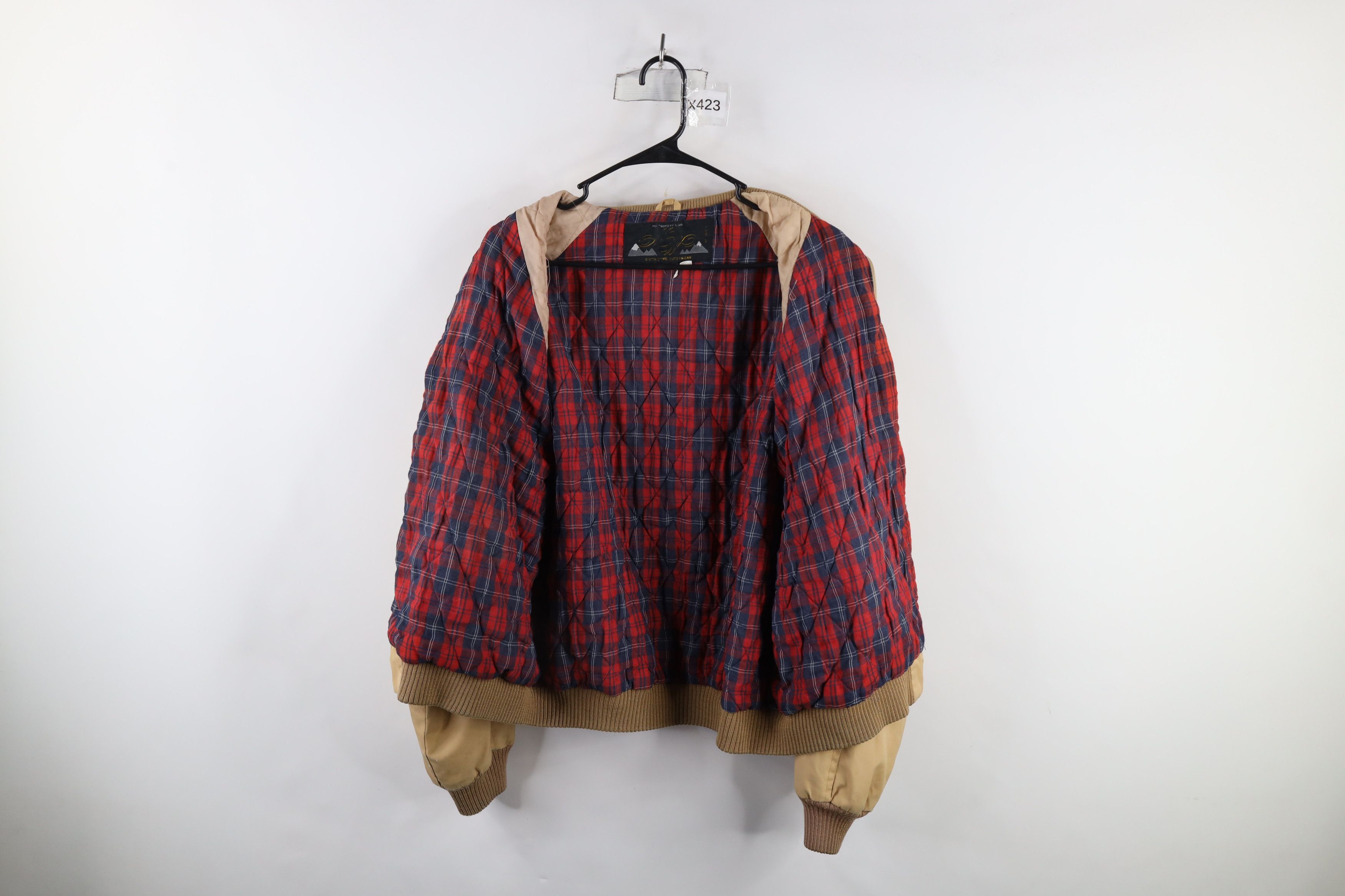 Vintage Vintage 70s Streetwear Lined Cafe Racer Bomber Jacket Size US XL / EU 56 / 4 - 9 Thumbnail