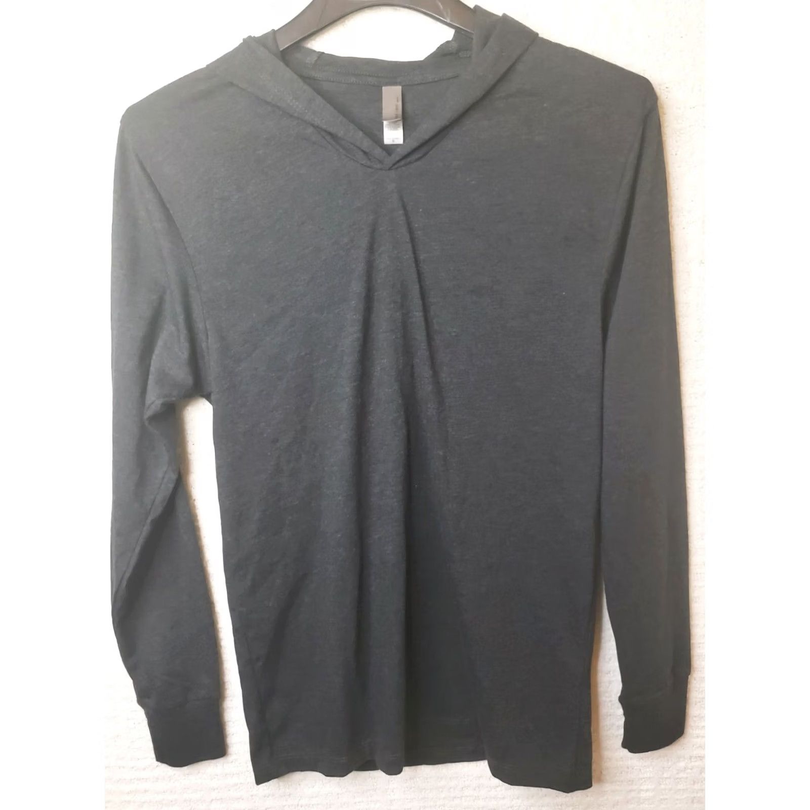 Next Level Next Level Apparel Women's S Gray Lightweight Hoodie Pullover Hoodie Small Womens Regular Fit Casual Activewear Pullover Hooded Cotton Polyester Blend Size S / US 4 / IT 40 - 2 Thumbnail
