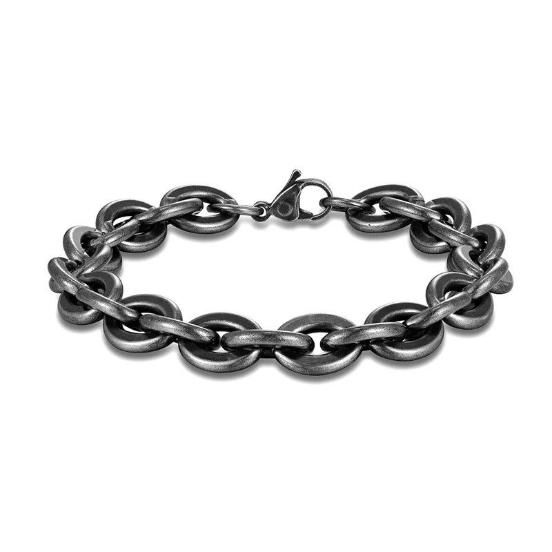 Other Vintage Oxidized Black Chain Bracelet Bangles Gift For Him Size ONE SIZE - 6 Thumbnail