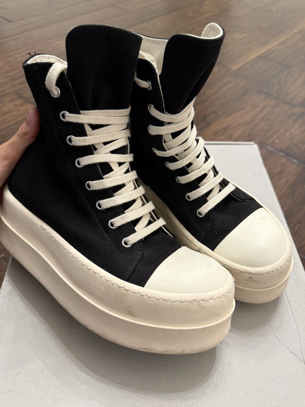 Rick Owens Drkshdw Rick Owen's Drkshdw Mega Bumper Sneakers. Size US 9 / IT 39 - 2 Thumbnail