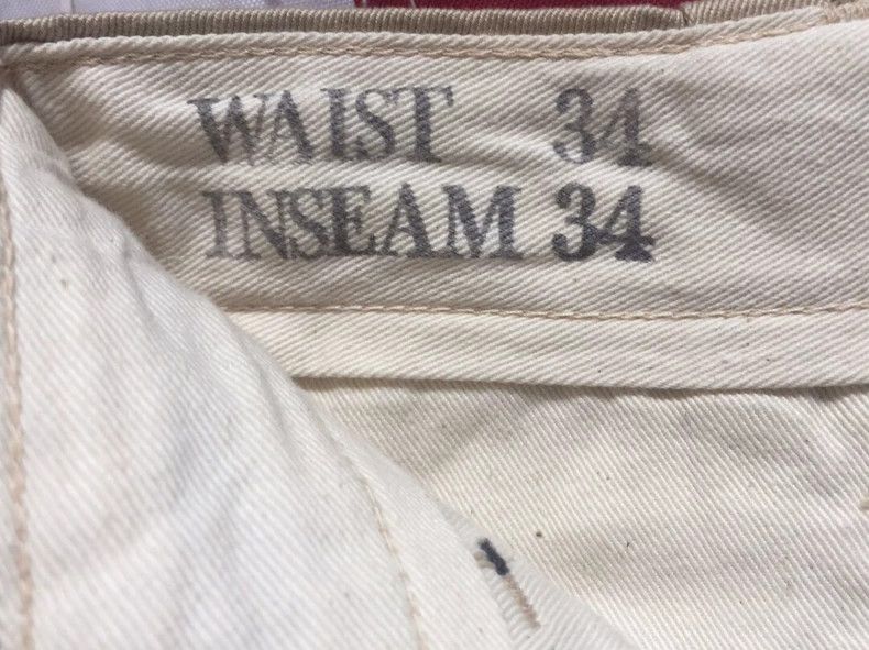 The Real McCoy's The Real McCoys Size34 S Great Escape Khaki Chino Pants, Lo Size US 27 - 7 Thumbnail
