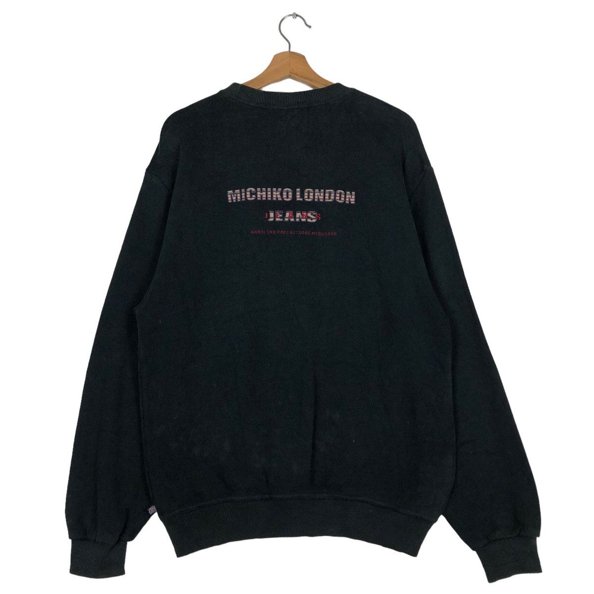 Japanese Brand 🔥Vtg Michiko London Jeans Sweatshirt Big Logo Spell Out Size US M / EU 48-50 / 2 - 8 Thumbnail
