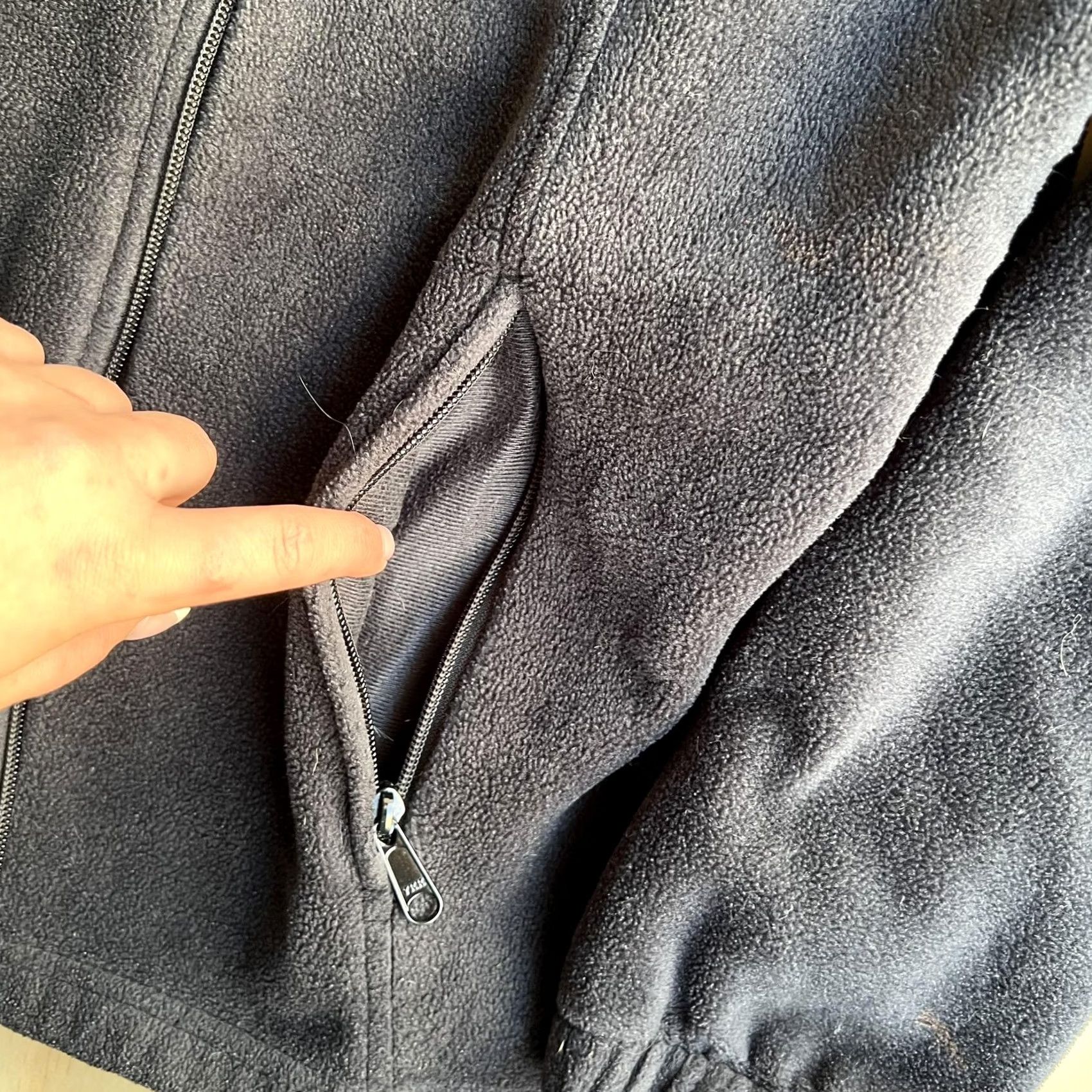 Vintage Columbia Fleece Jacket Womens Large Black Full Zip Pockets Casual Outdoor Cozy Size L / US 10 / IT 46 - 3 Thumbnail