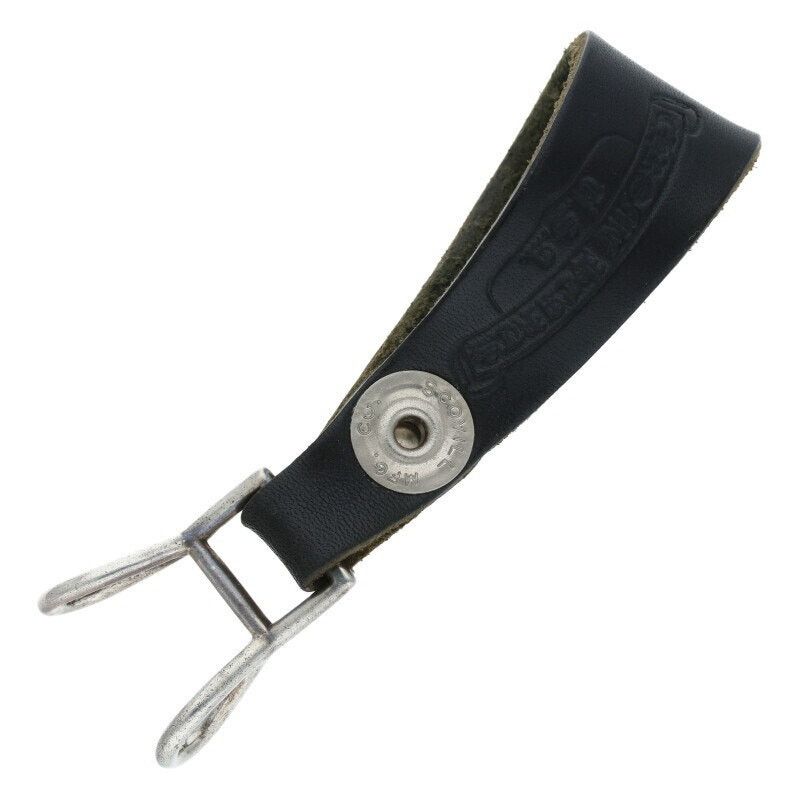 Chrome Hearts Flare Button Leather Belt Loop