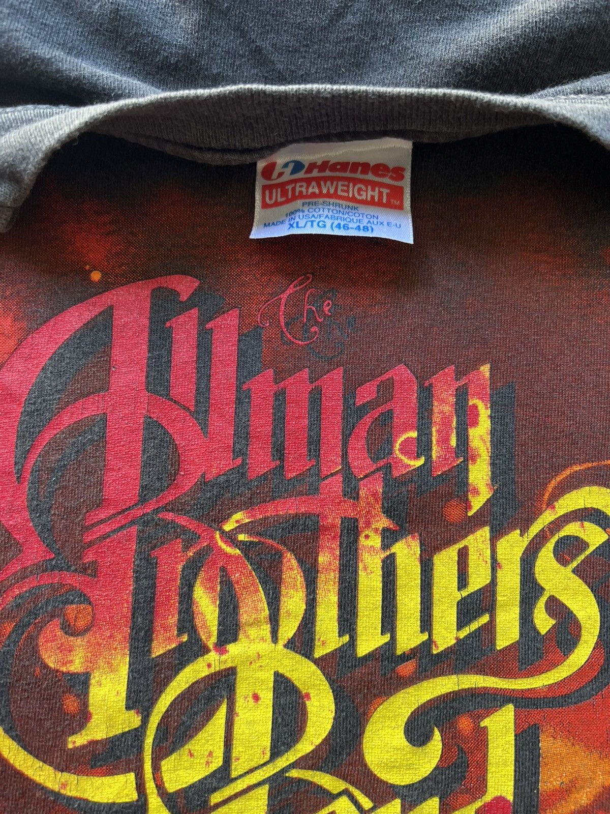 Vintage 1991 Allman Brothers Band Shades Of Two Worlds Tee Shirt Size US XL / EU 56 / 4 - 4 Thumbnail