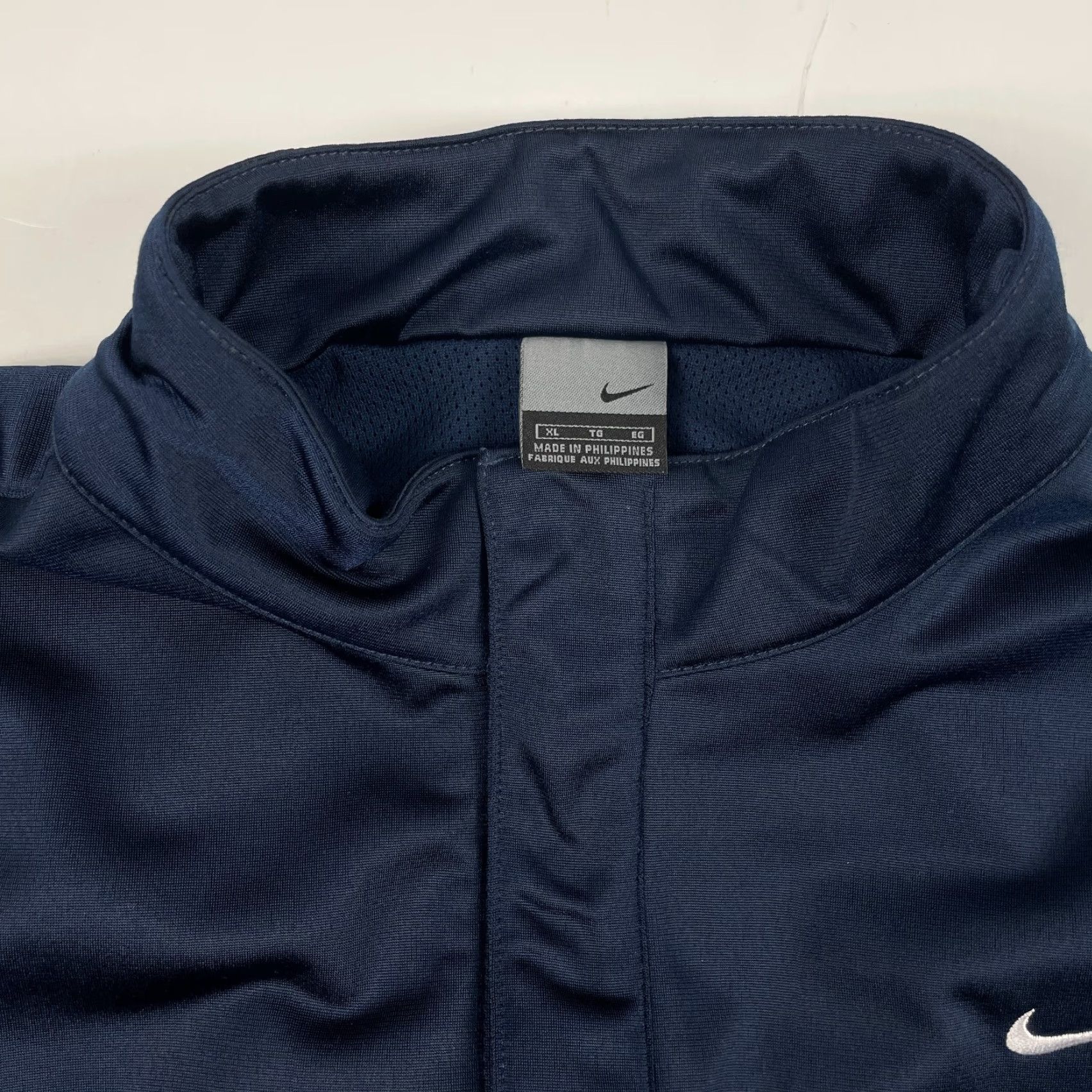 Nike VINTAGE Nike Jacket Mens XL Blue Snap Baggy Warm Up Basketball Y2K Spring Fall Winter Size US XL / EU 56 / 4 - 7 Thumbnail