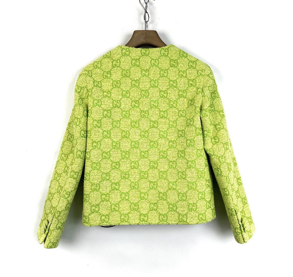 Gucci Gucci / Green All-Over GG Logo Horsebit Tweed-style Set K12 Size XS / US 0-2 / IT 36-38 - 2 Thumbnail
