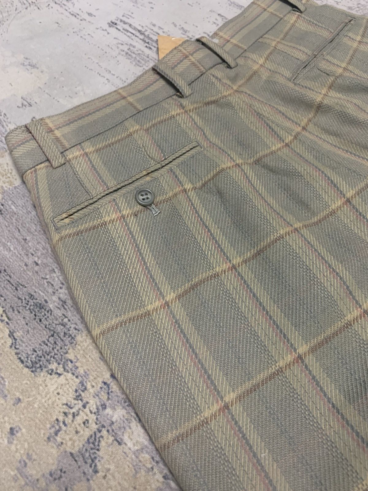 Vintage Vintage Japanese Alex Ave Wool Checkered Pants Size US 30 / EU 46 - 8 Thumbnail