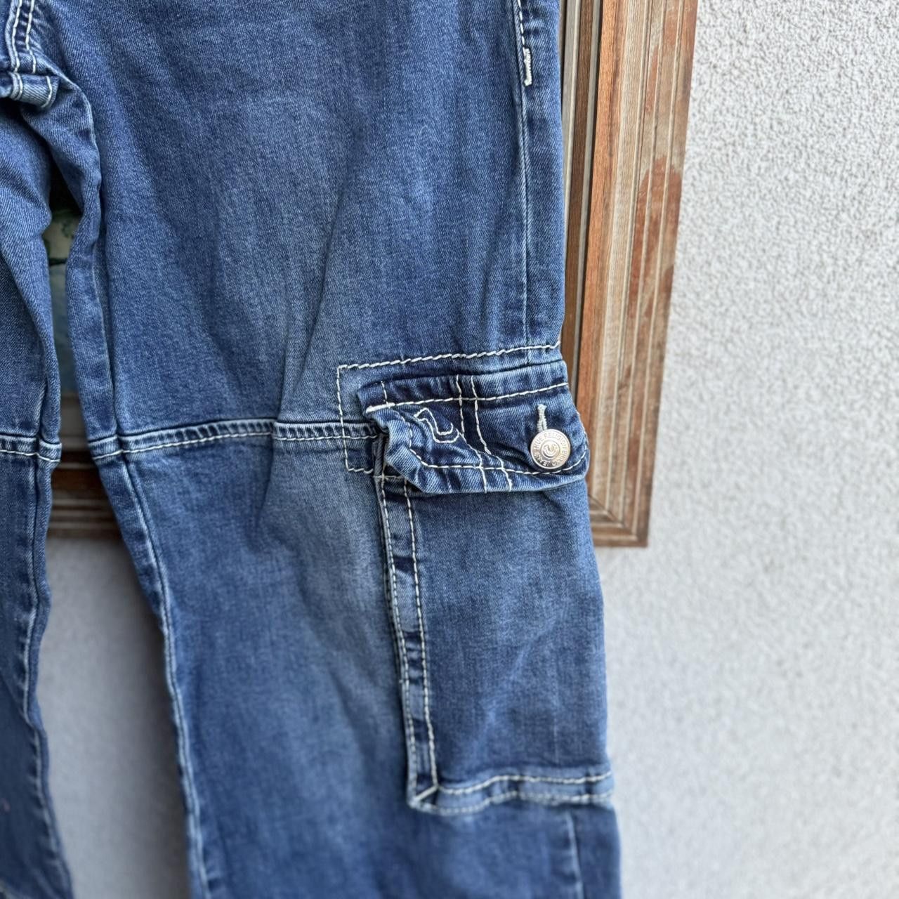 True Religion True Religion Vintage y2k Jeans Denim Cargo Wide Leg Size US 30 / EU 46 - 4 Thumbnail